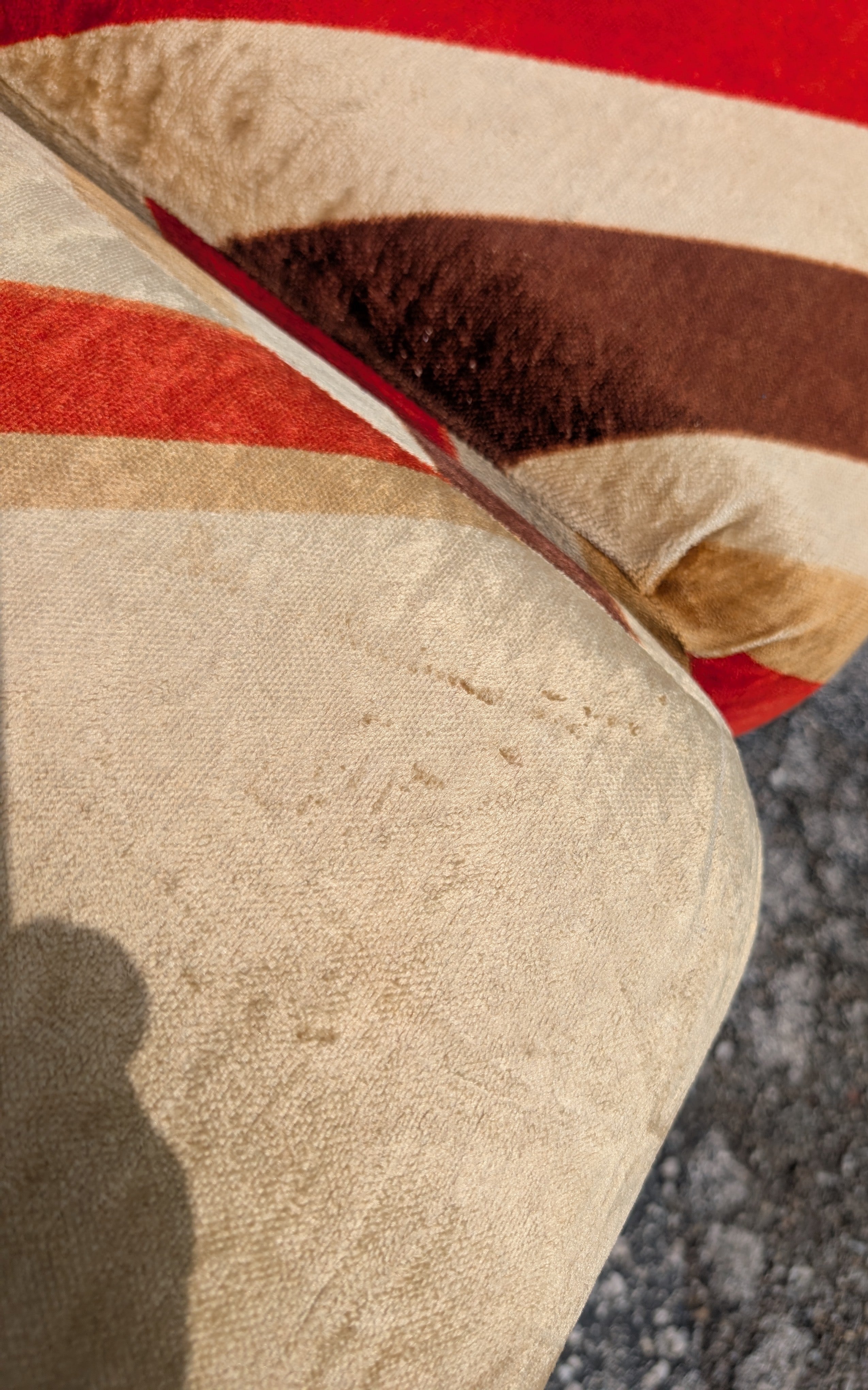 Mid Century Modern Schweiger Teddy Bear Sofa