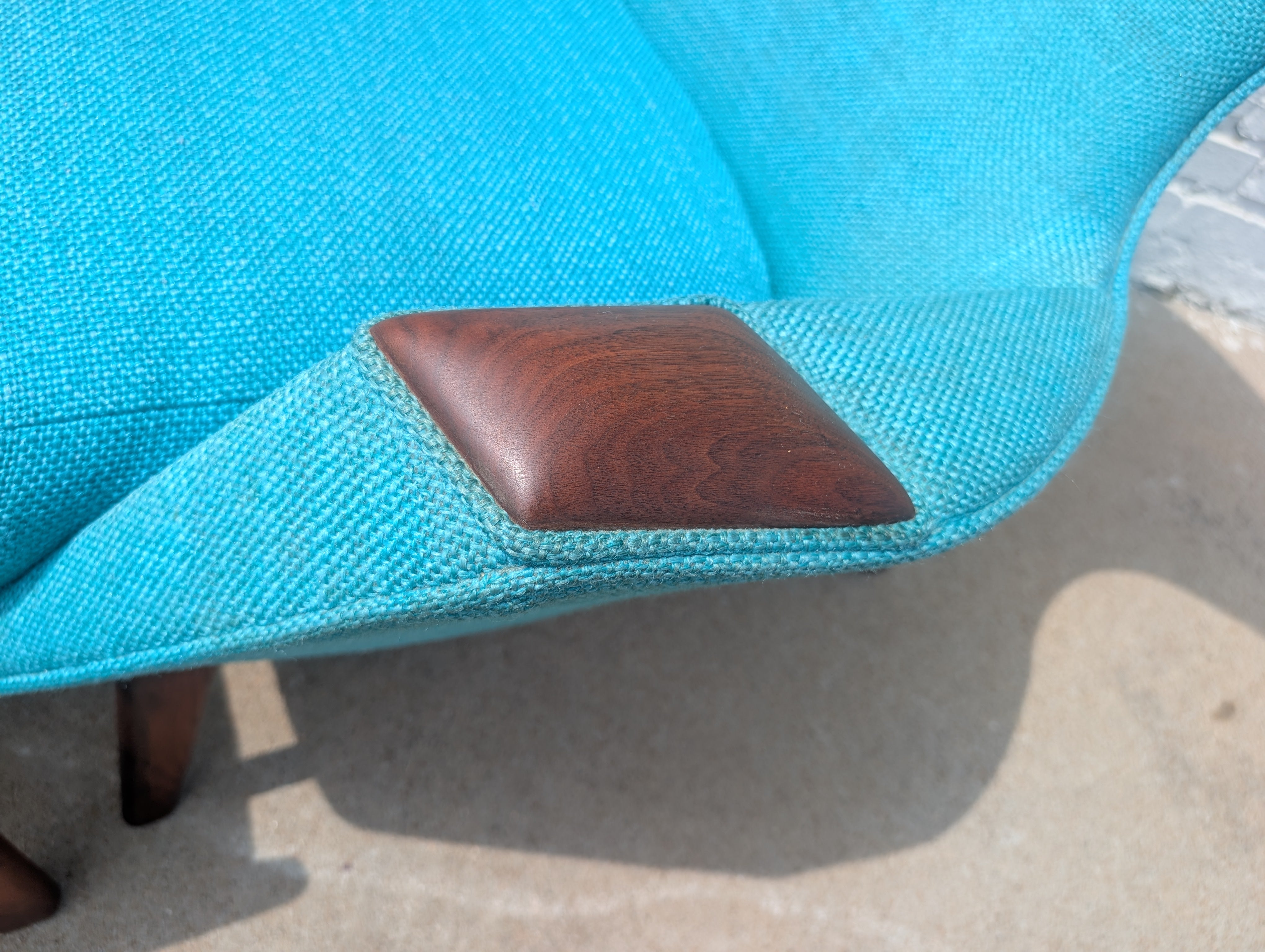 Mid Century Modern Adrian Pearsall Lounge Chair and Ottoman