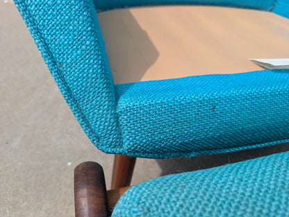 Mid Century Modern Adrian Pearsall Lounge Chair and Ottoman