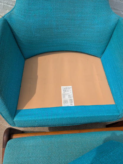 Mid Century Modern Adrian Pearsall Lounge Chair and Ottoman