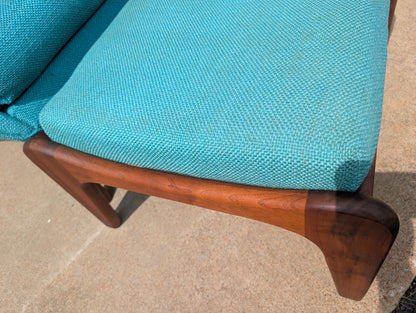 Mid Century Modern Adrian Pearsall Lounge Chair and Ottoman