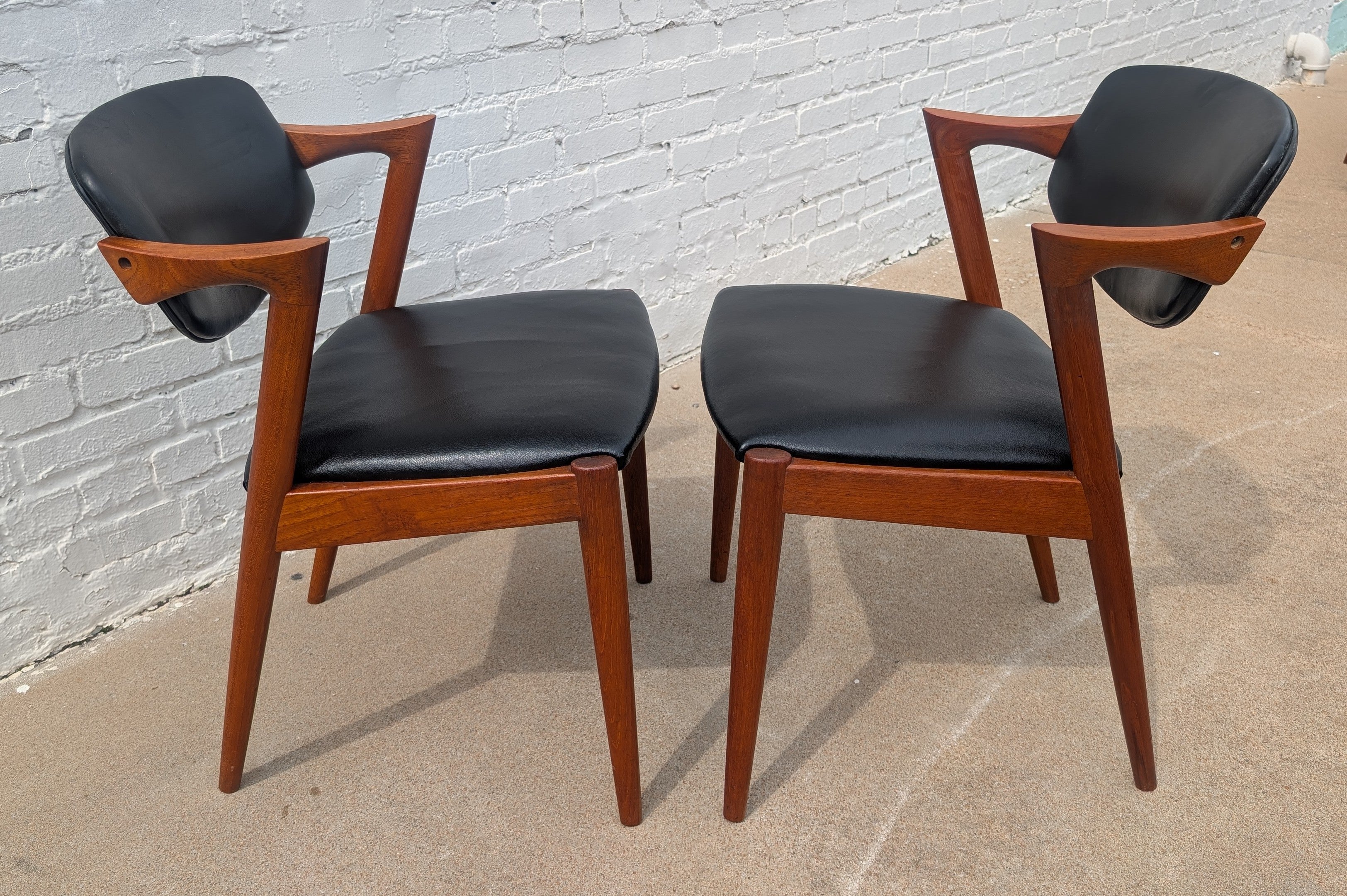 Mid Century Danish Modern Kai Kristiansen Dining Chairs