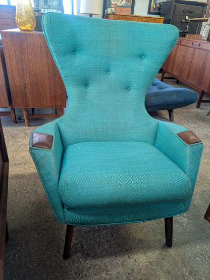 Mid Century Modern Adrian Pearsall Lounge Chair and Ottoman