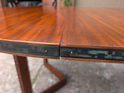 Mid Century Modern Frank Lloyd Wright Taliesen Mahogany Dining Table