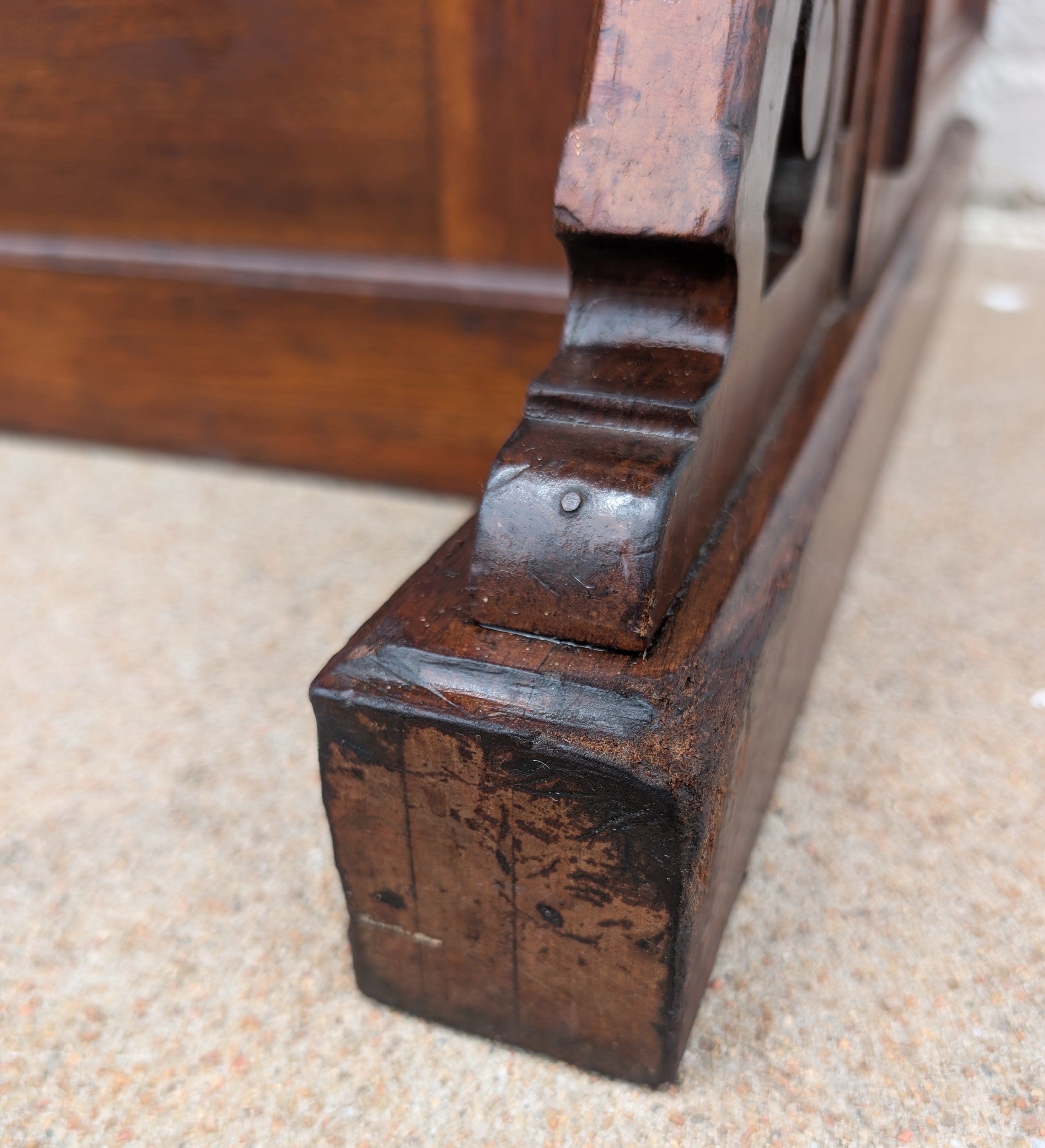 Victorian Walnut and Burlwood Roll Top Secretary