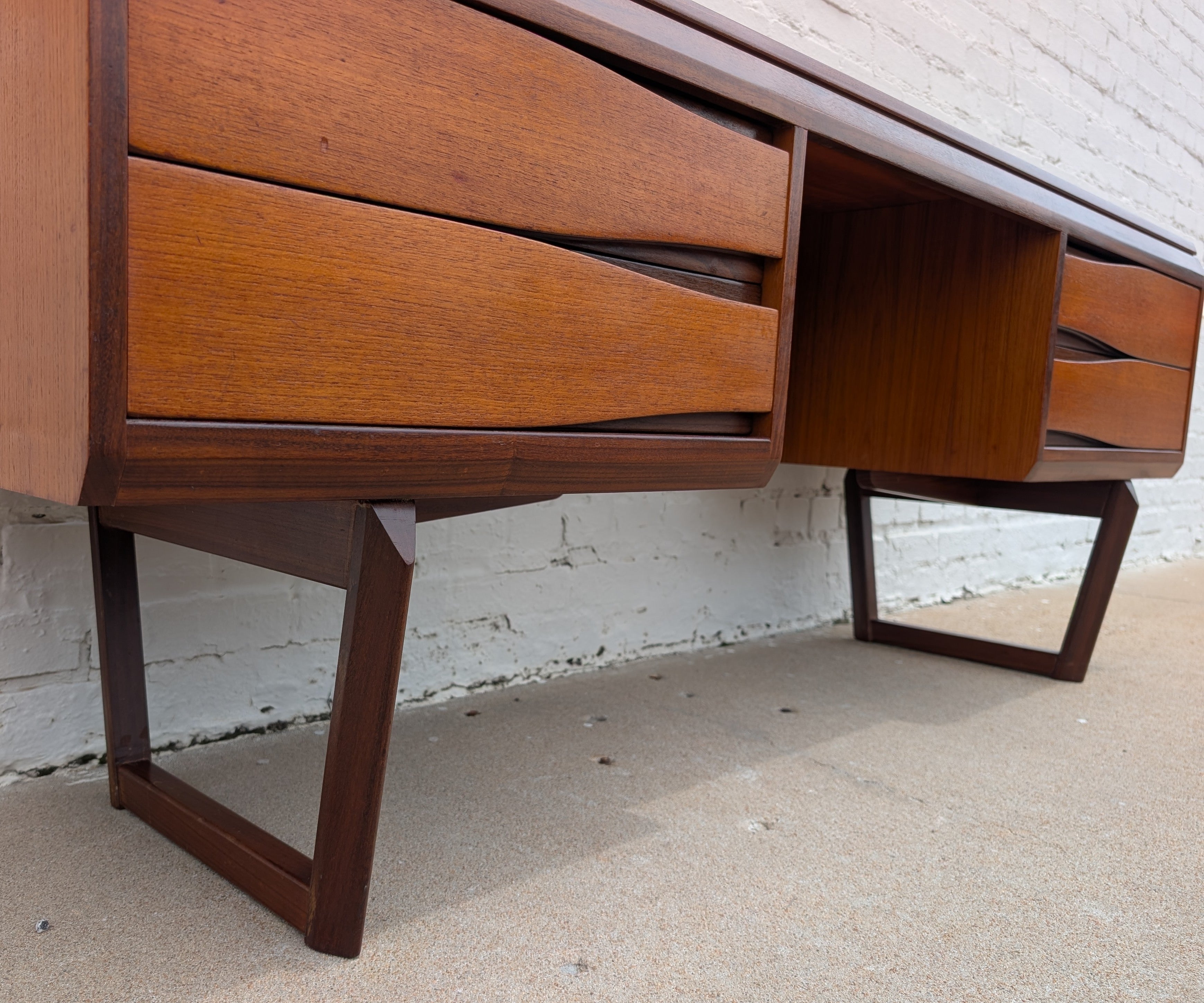 Mid Century English Modern Desk by White and Newton