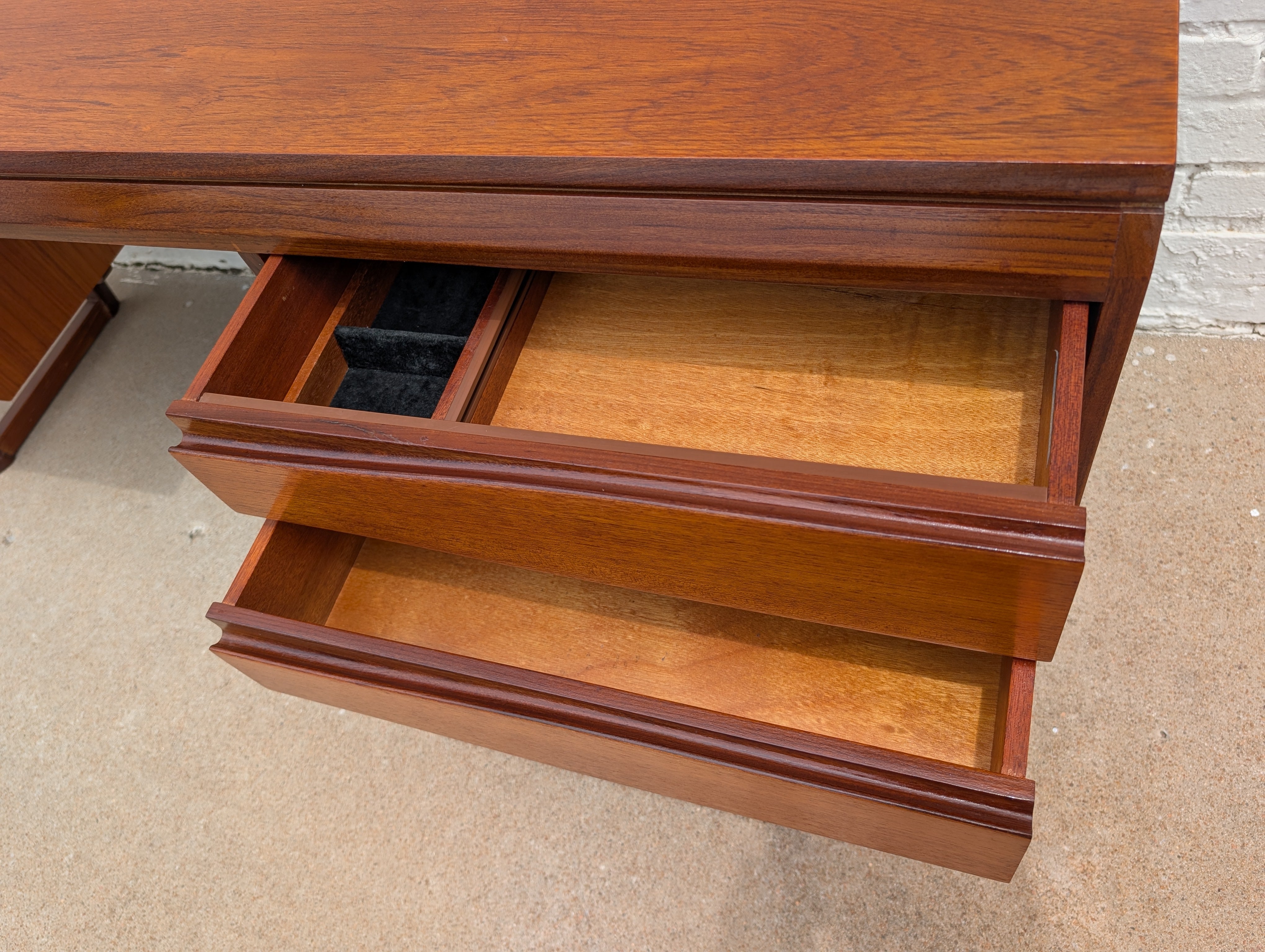 Mid Century English Modern Desk by White and Newton