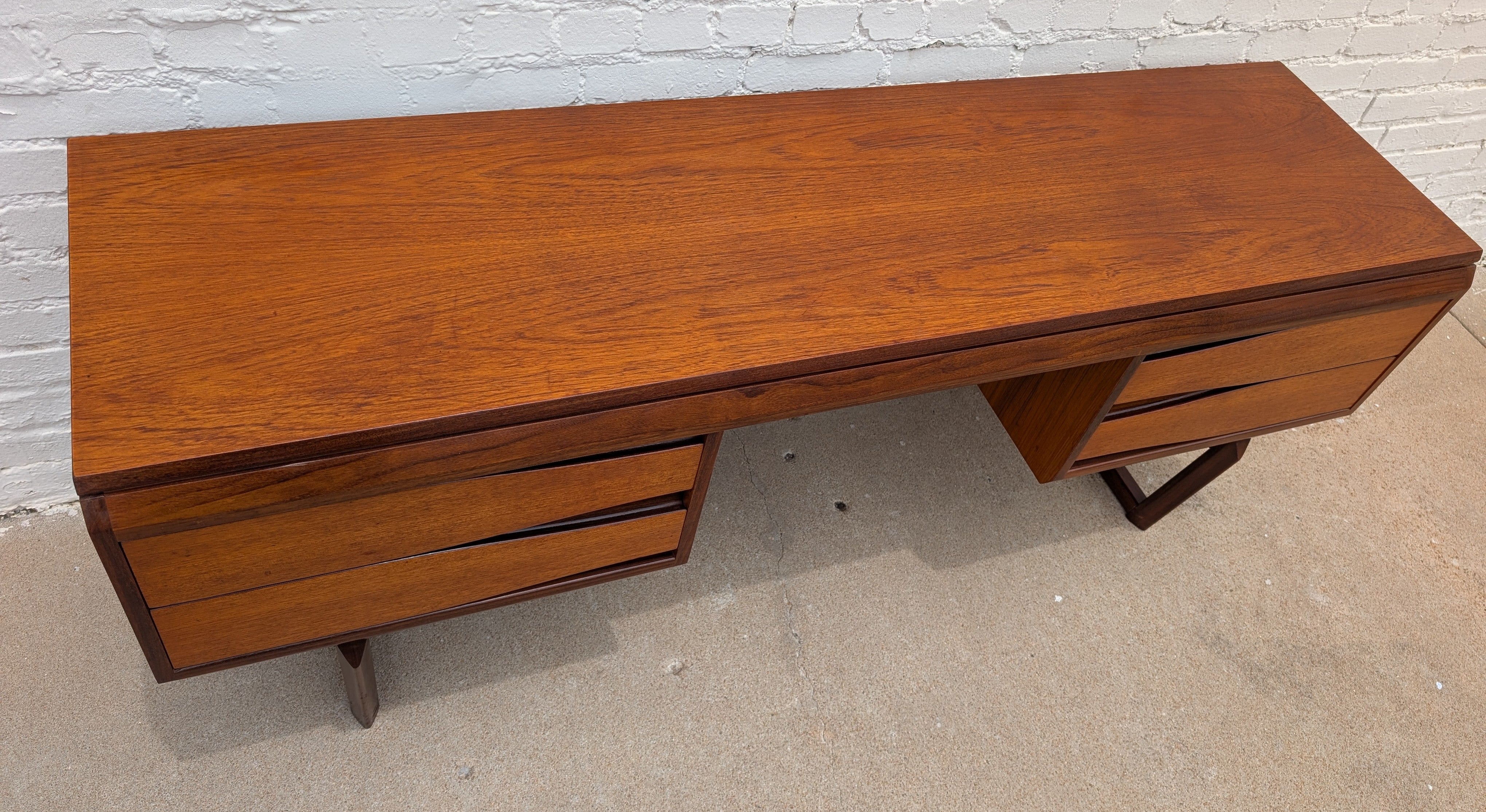 Mid Century English Modern Desk by White and Newton