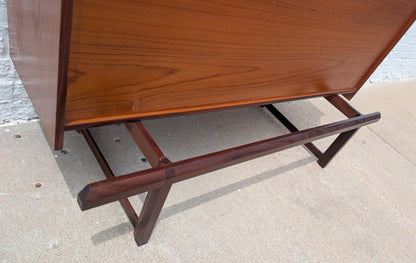 Mid Century English Modern Teak Dry Bar