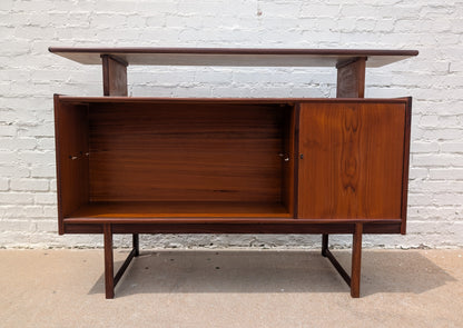 Mid Century English Modern Teak Dry Bar