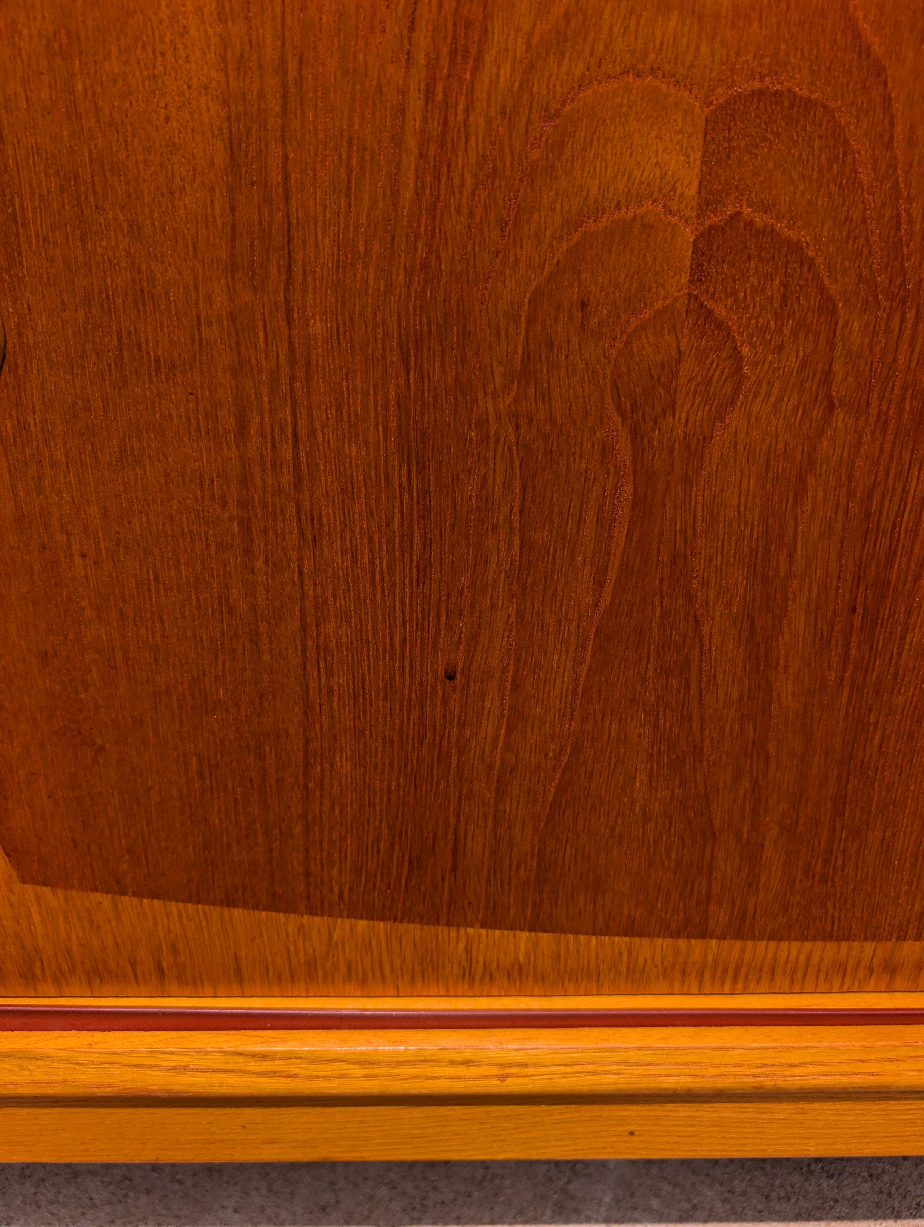 Mid Century Danish Modern Teak Credenza Attributed to Early IKEA