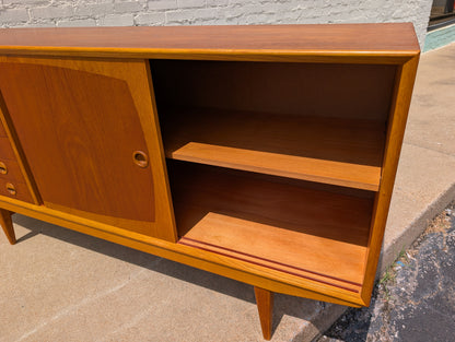 Mid Century Danish Modern Teak Credenza Attributed to Early IKEA