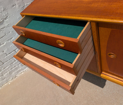 Mid Century Danish Modern Teak Credenza Attributed to Early IKEA