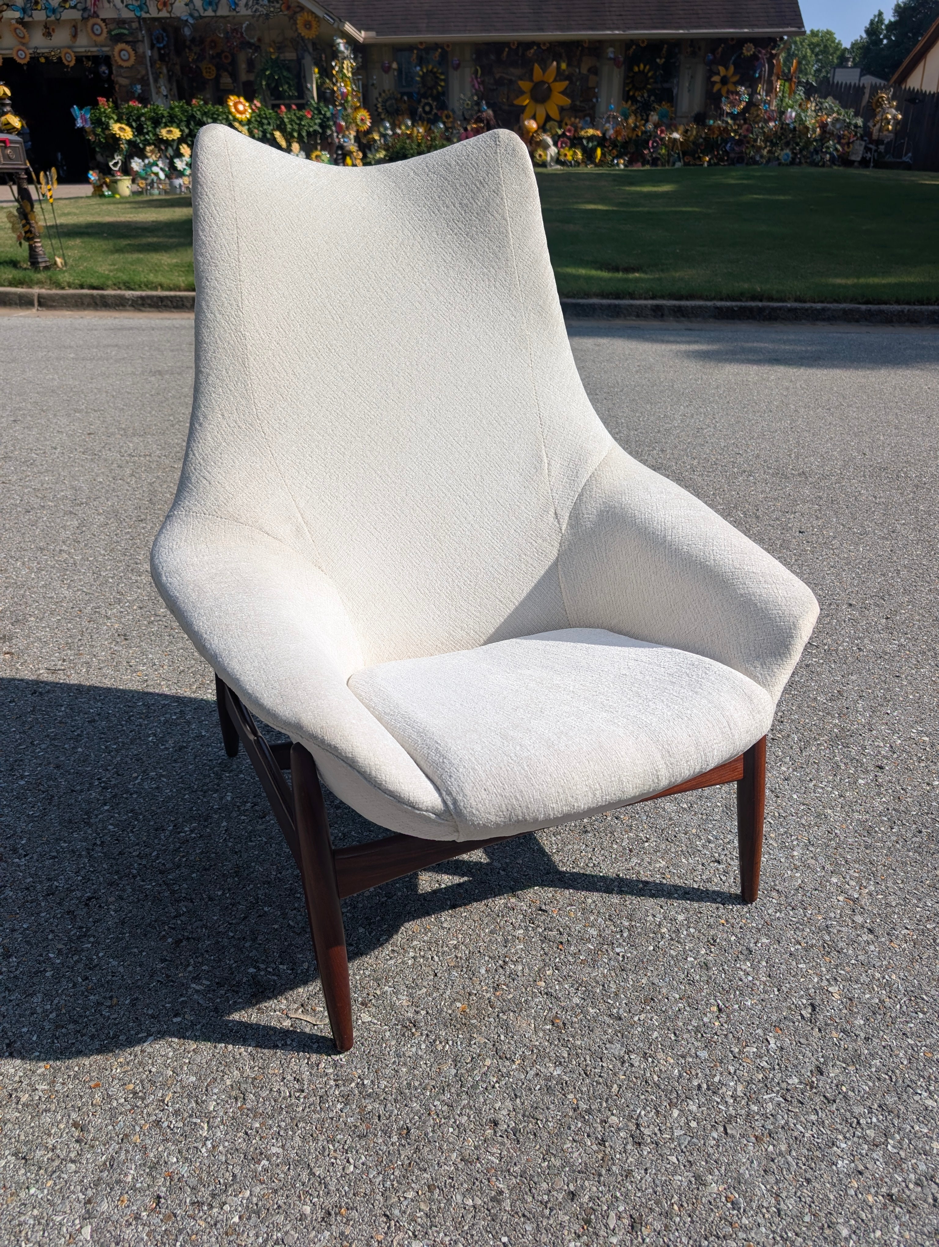 Mid Century Danish Modern Bramin Side Chair by Henry Klein
