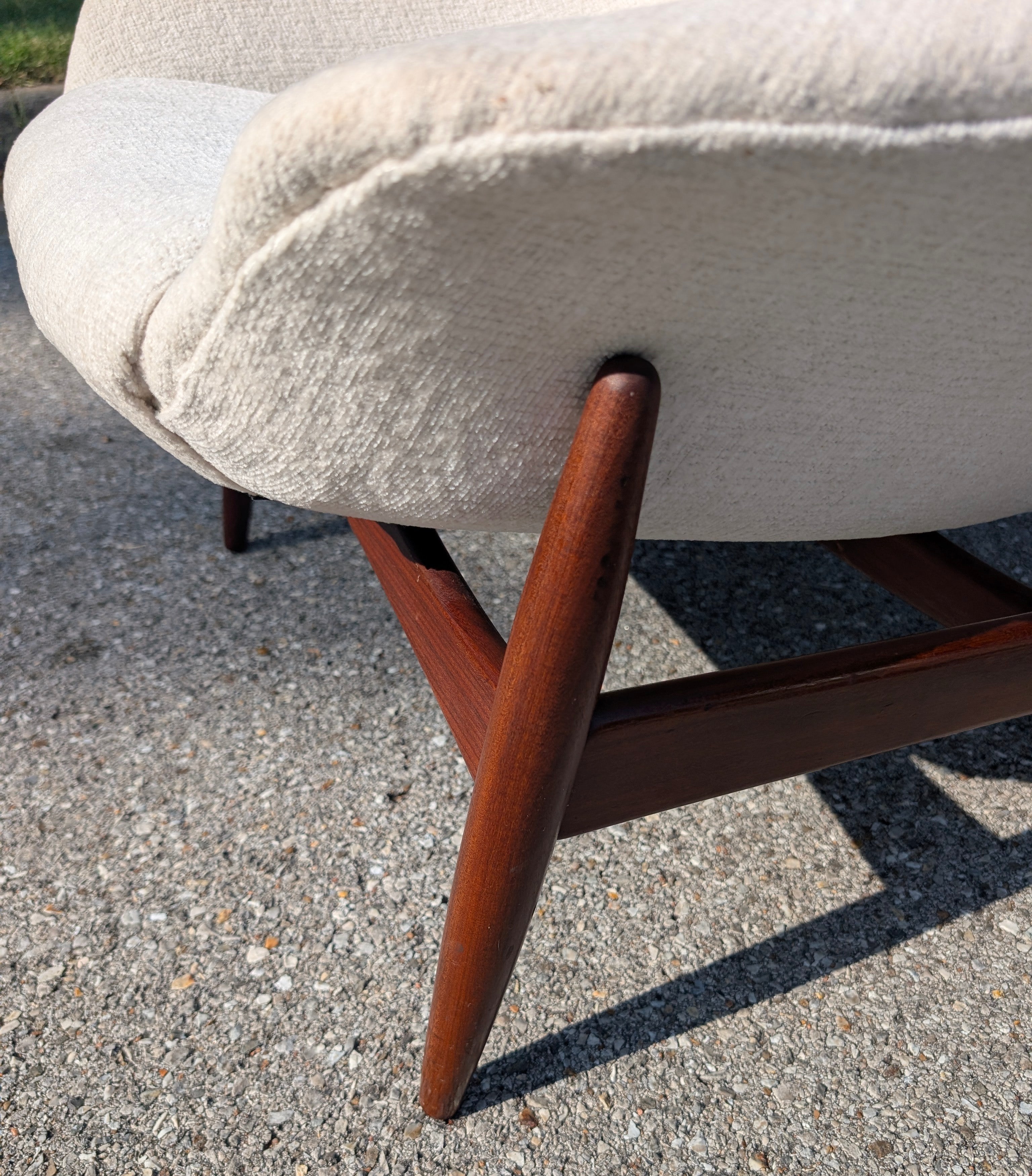 Mid Century Danish Modern Bramin Side Chair by Henry Klein