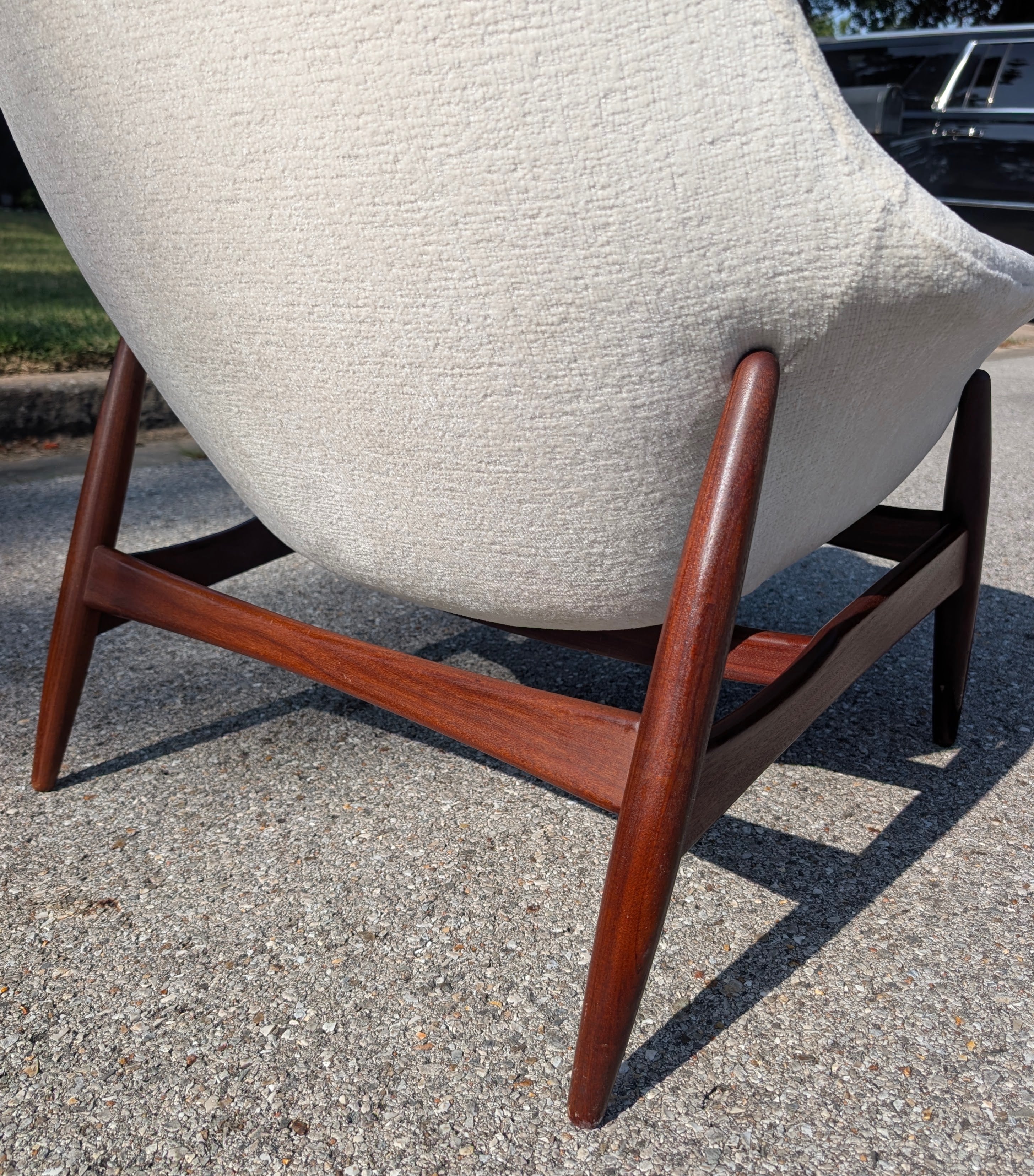 Mid Century Danish Modern Bramin Side Chair by Henry Klein