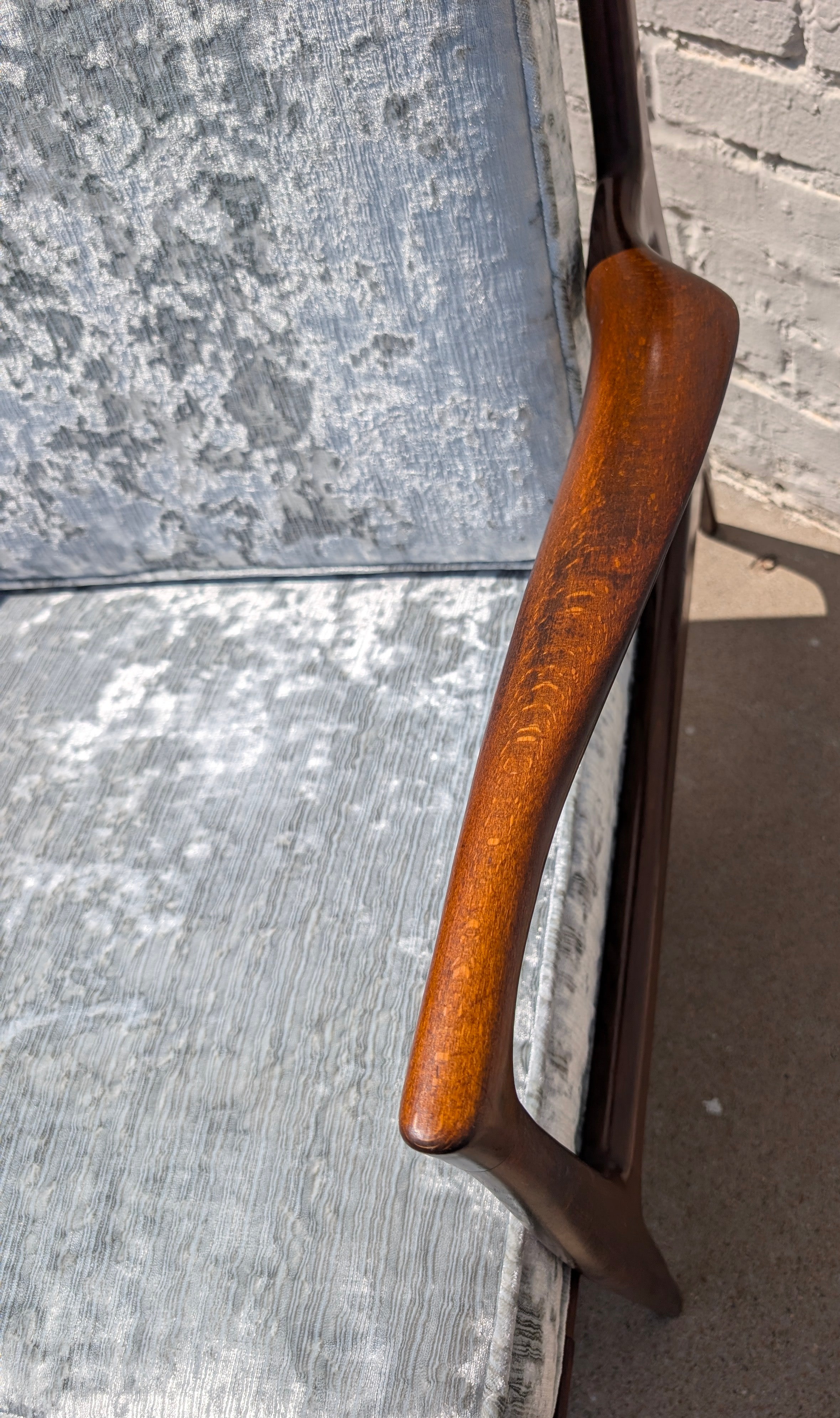 Mid Century Danish Modern Kofod Larsen Side Chairs by Selig