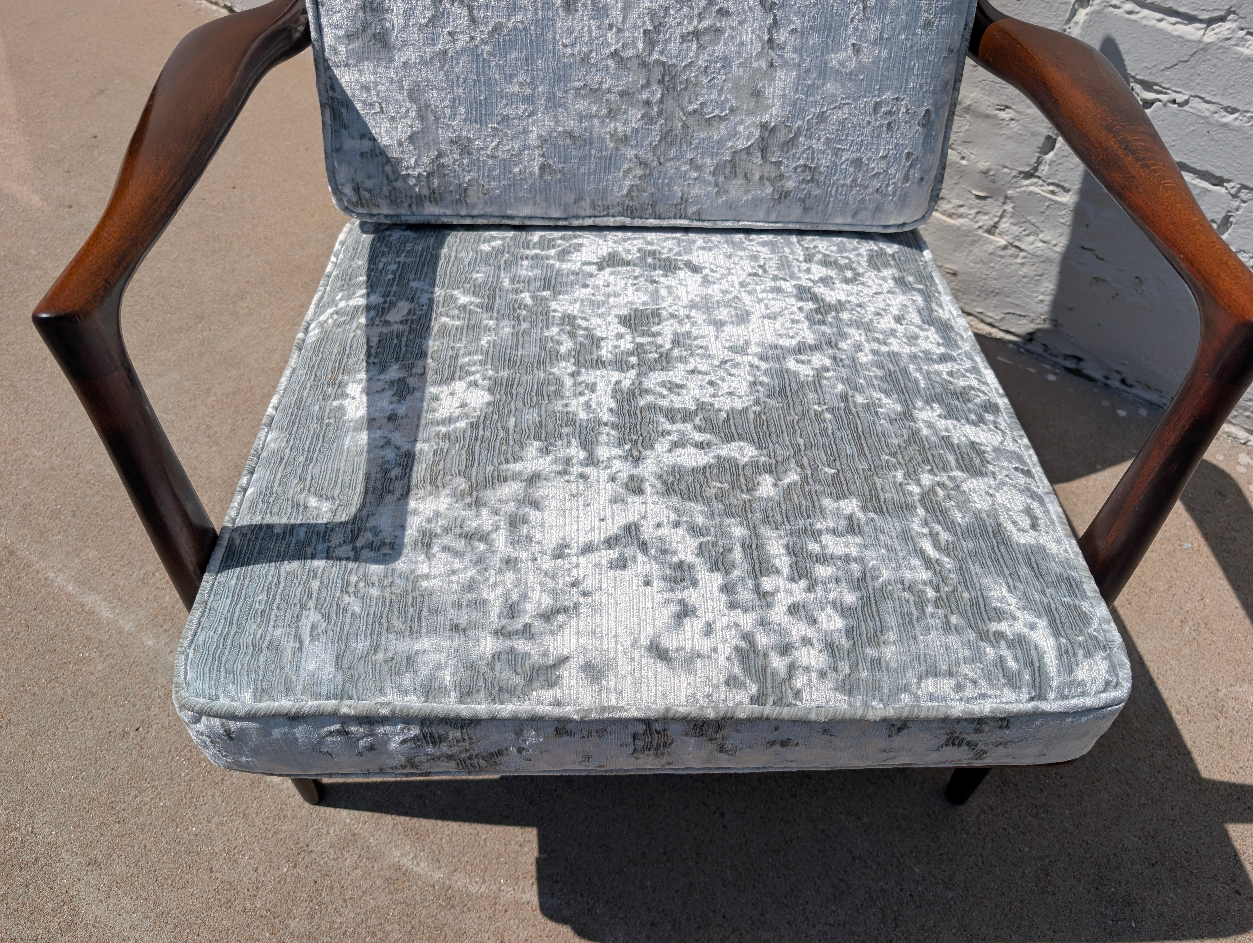 Mid Century Danish Modern Kofod Larsen Side Chairs by Selig