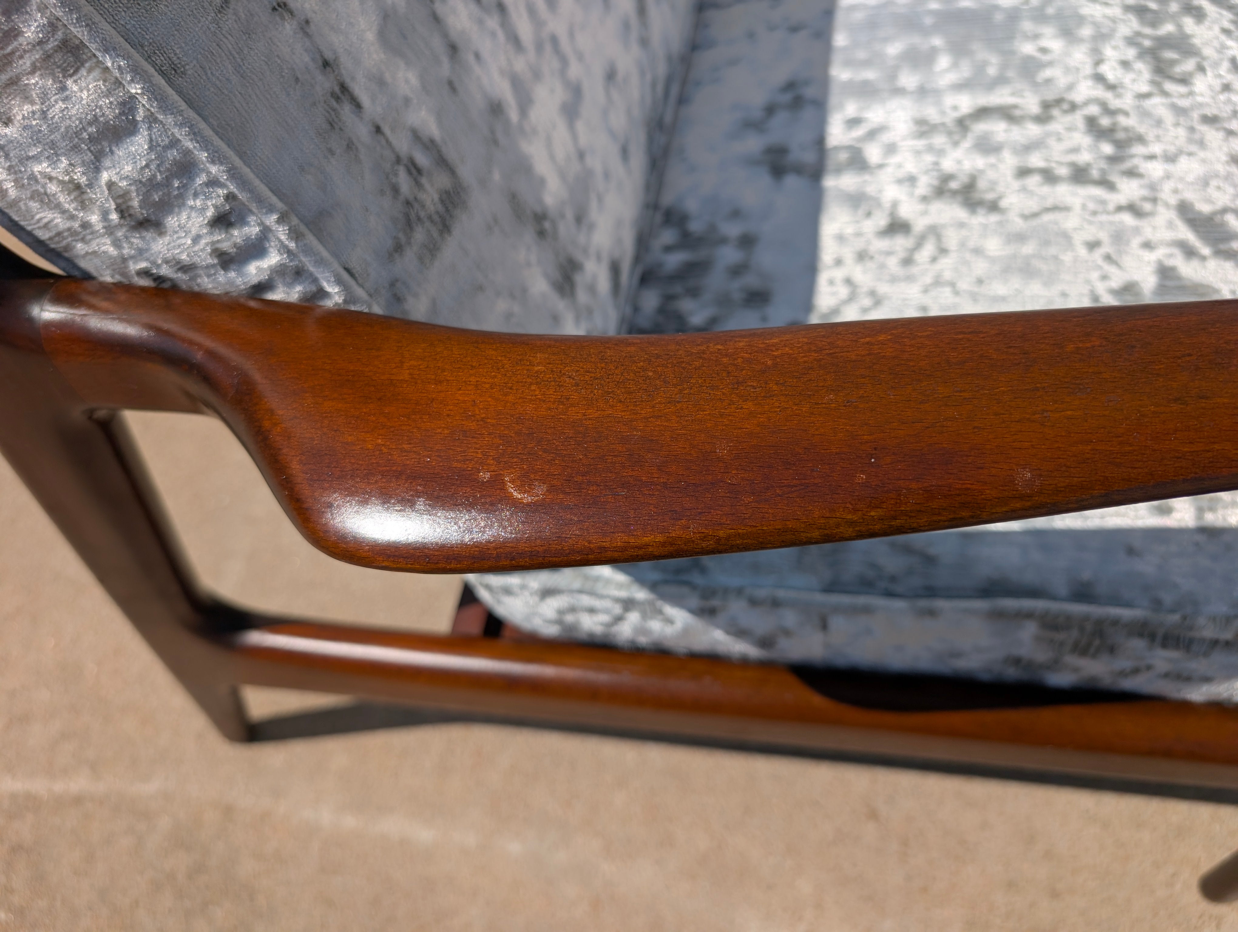 Mid Century Danish Modern Kofod Larsen Side Chairs by Selig