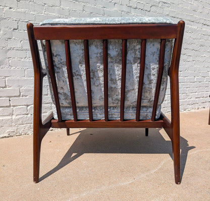 Mid Century Danish Modern Kofod Larsen Side Chairs by Selig