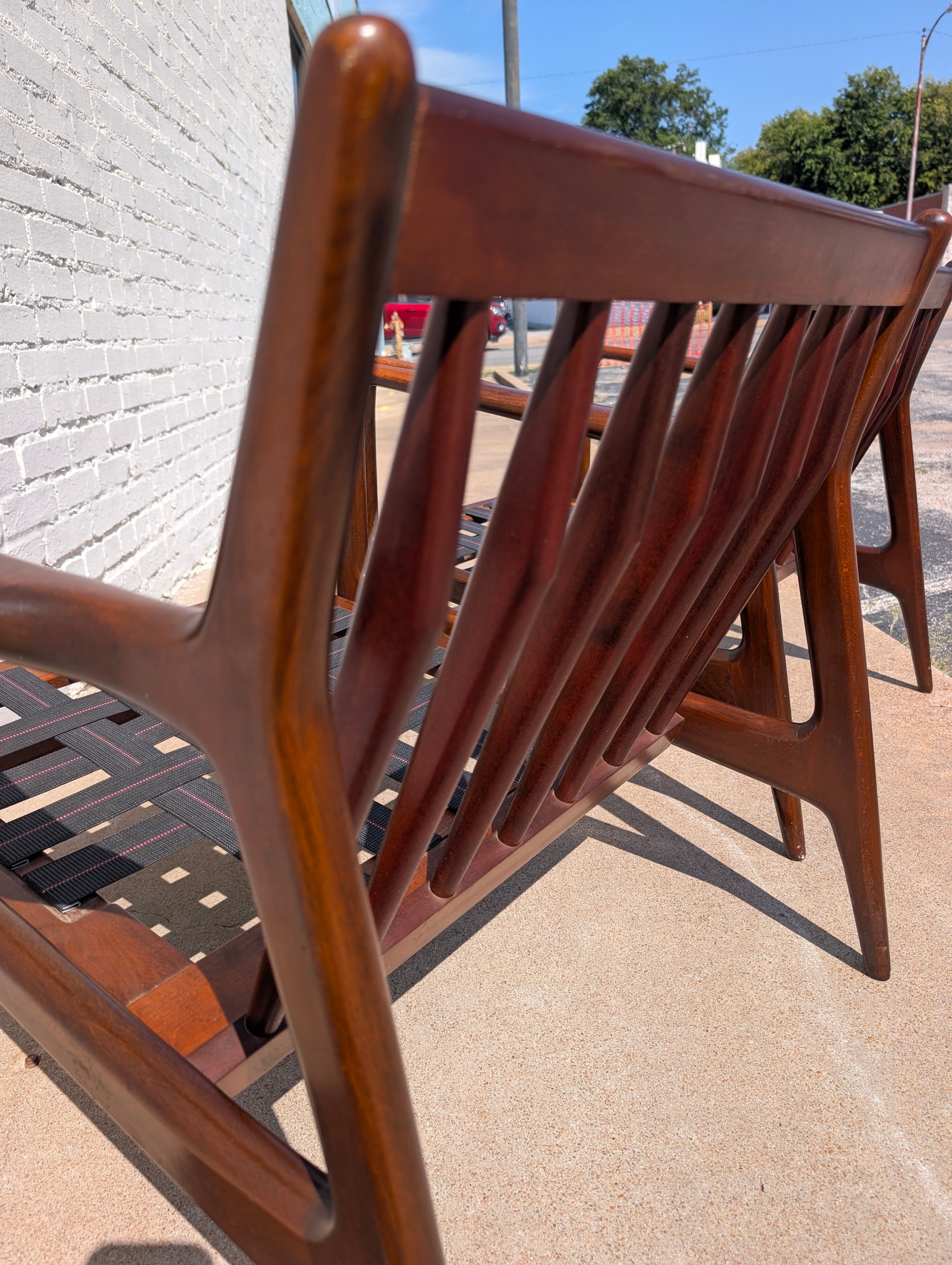 Mid Century Danish Modern Kofod Larsen Side Chairs by Selig
