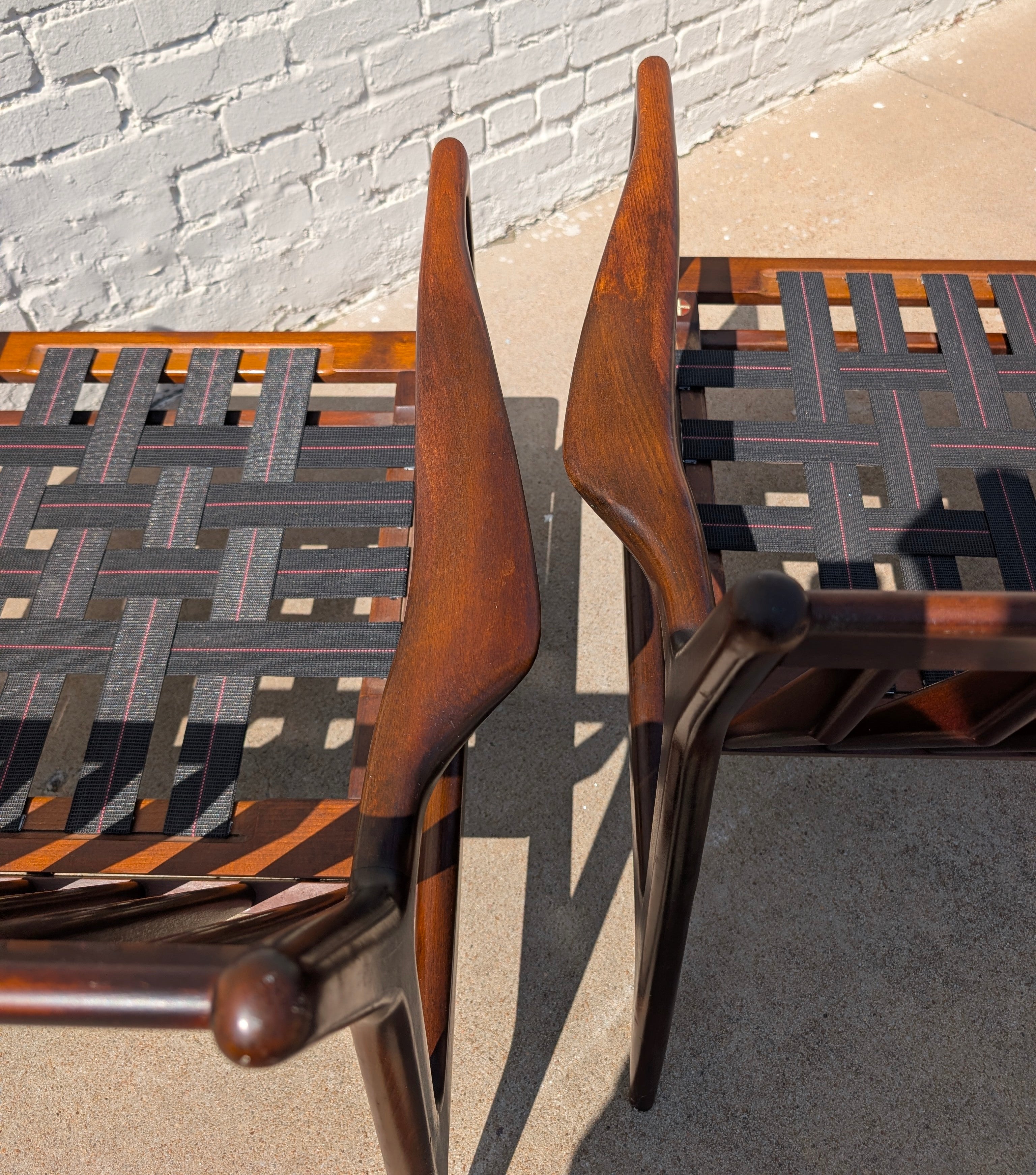 Mid Century Danish Modern Kofod Larsen Side Chairs by Selig