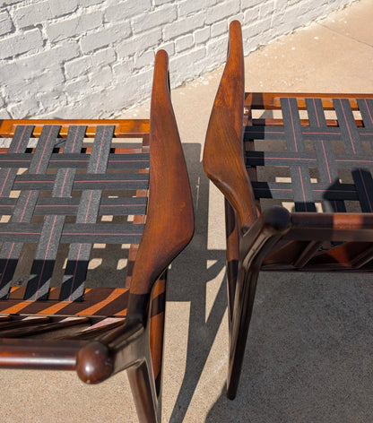 Mid Century Danish Modern Kofod Larsen Side Chairs by Selig