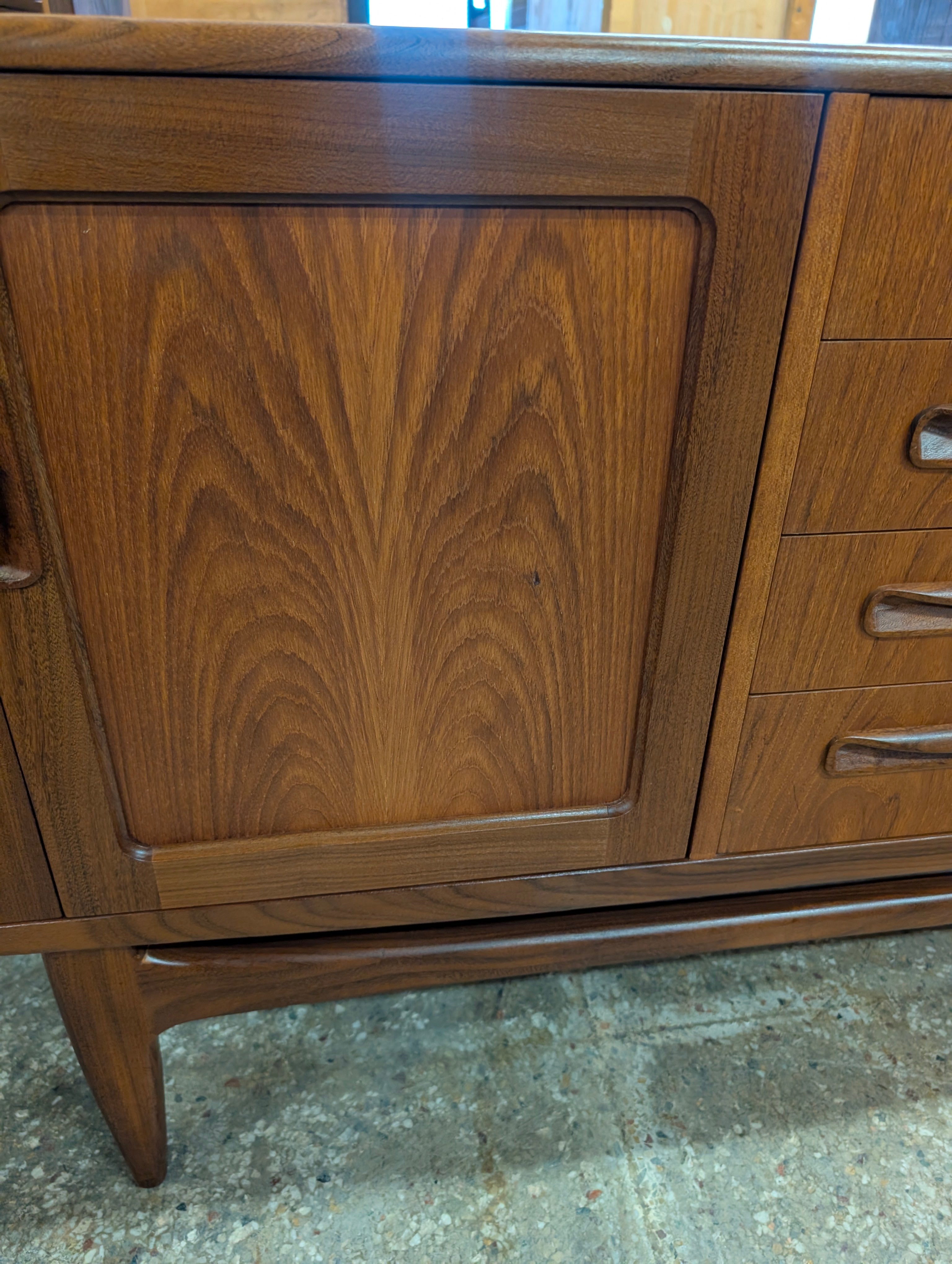 Mid Century Modern G Plan Fresco Teak Credenza