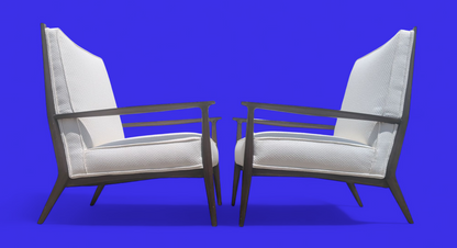 Mid Century Modern Paul McCobb for Directional Lounge Chairs