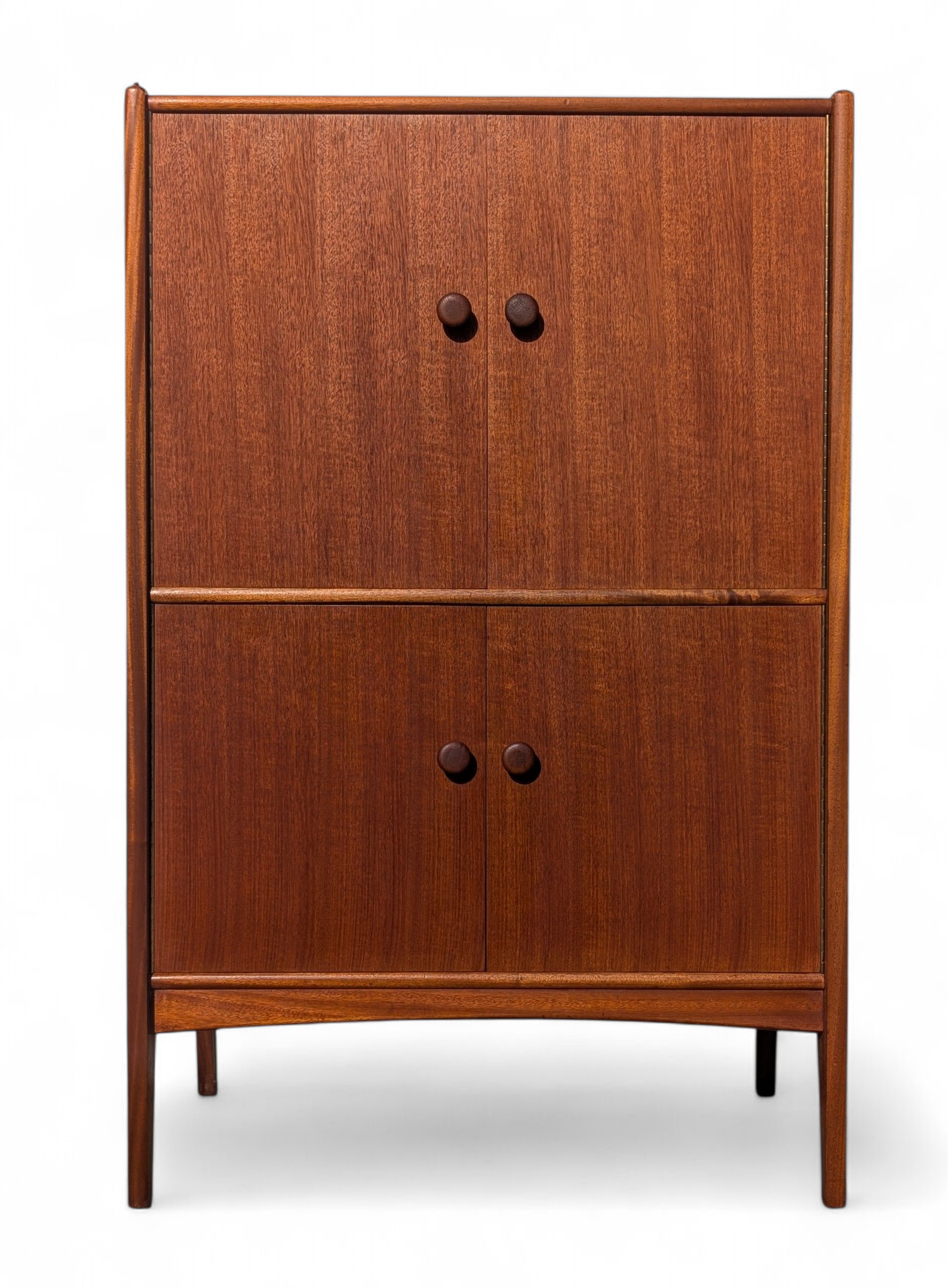 Mid Century English Modern Teak Cabinet by Younger