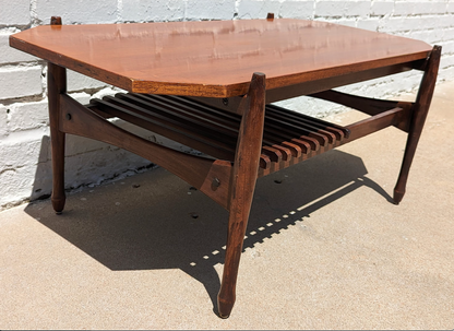Mid Century Modern Italian Teak Dining Table