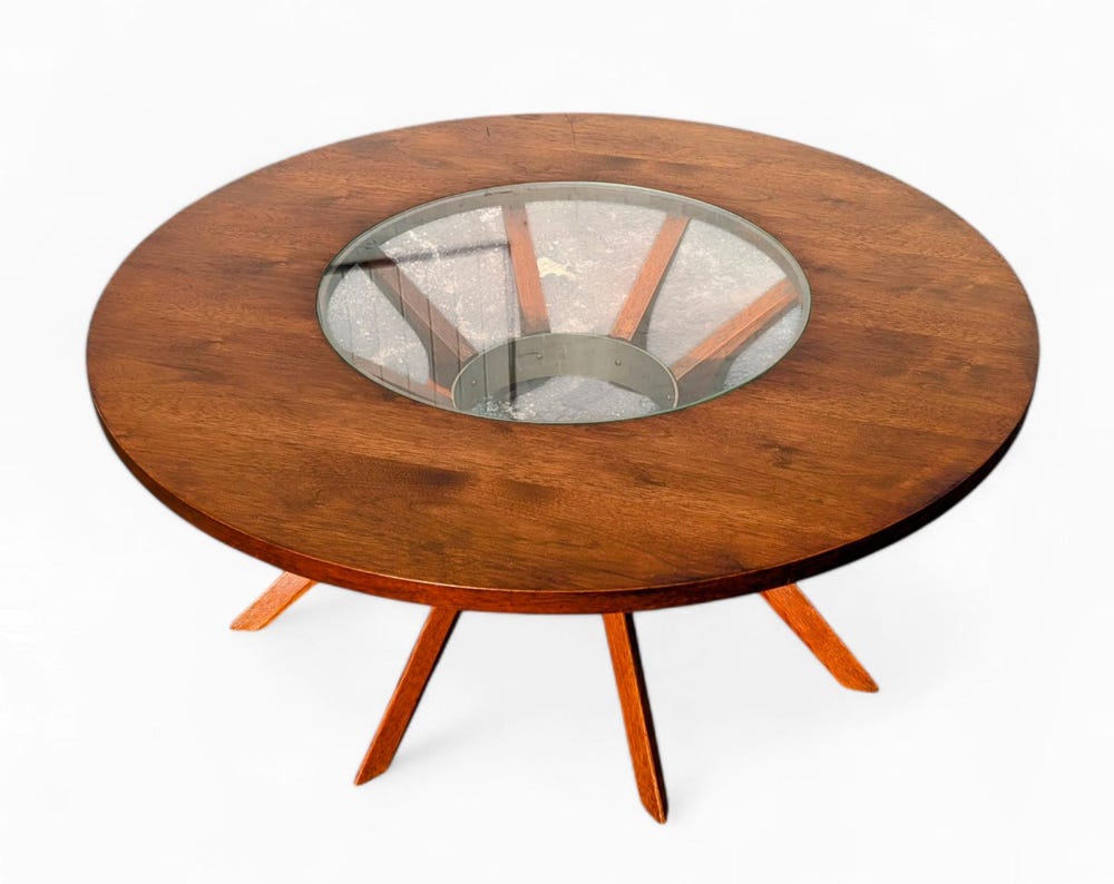 Mid Century Modern Brasilia Cathedral Coffee Table