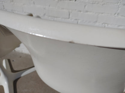 Mid Century Modern Burke Armed Tulip Chairs