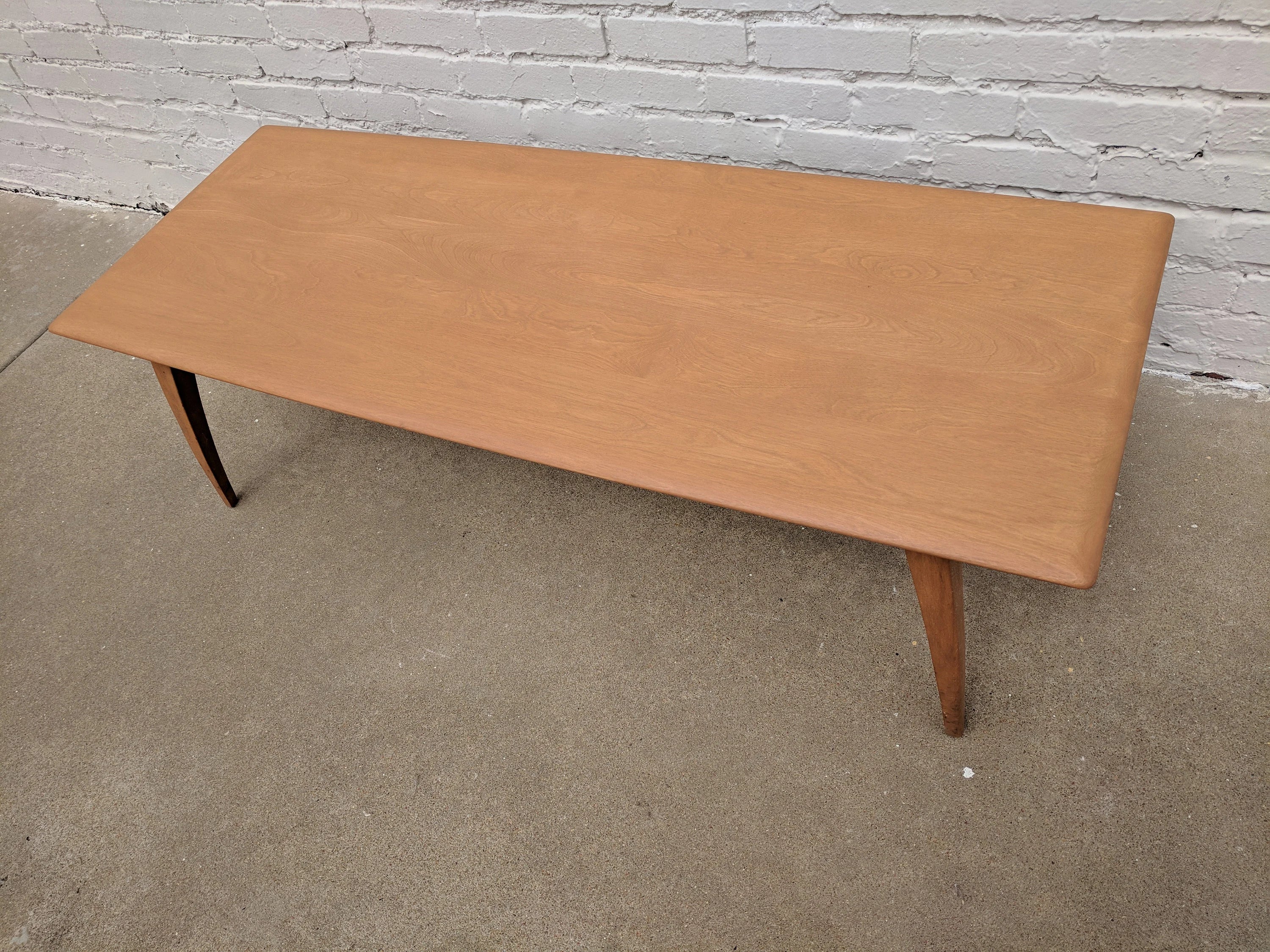 Mid Century Modern Heywood Wakefield Solid Birch Coffee Table