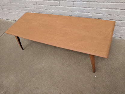 Mid Century Modern Heywood Wakefield Solid Birch Coffee Table