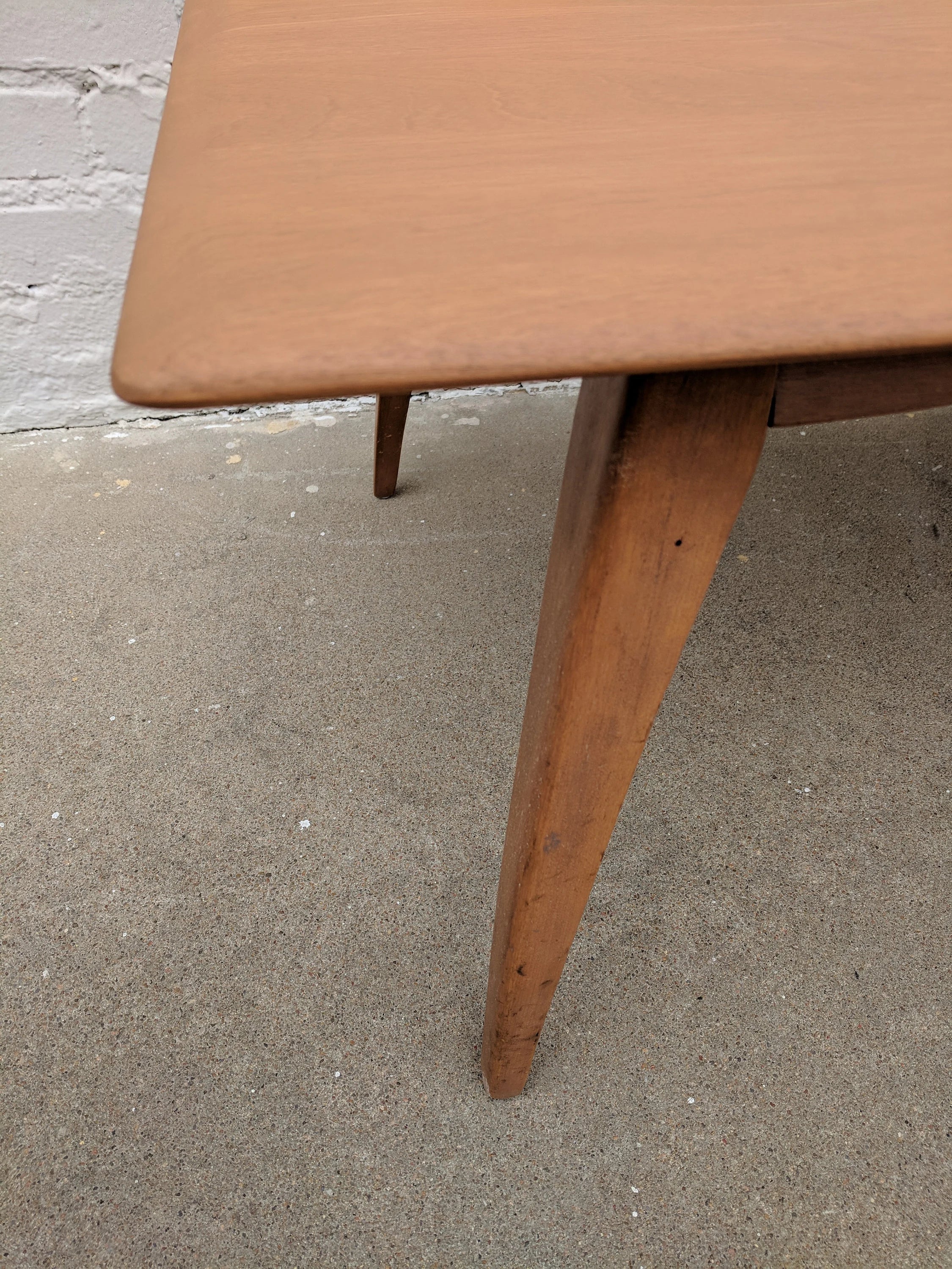 Mid Century Modern Heywood Wakefield Solid Birch Coffee Table