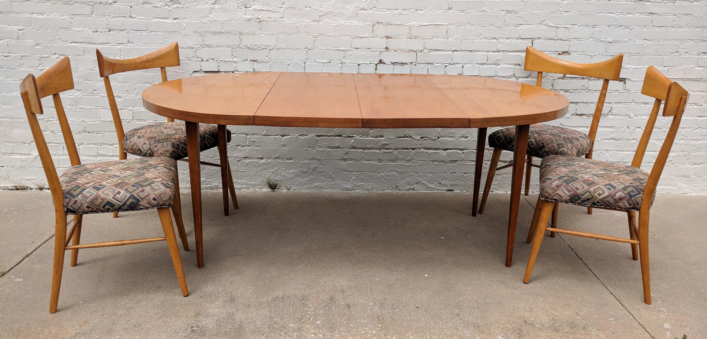 Mid Century Modern Paul McCobb Table and Bowtie Chairs