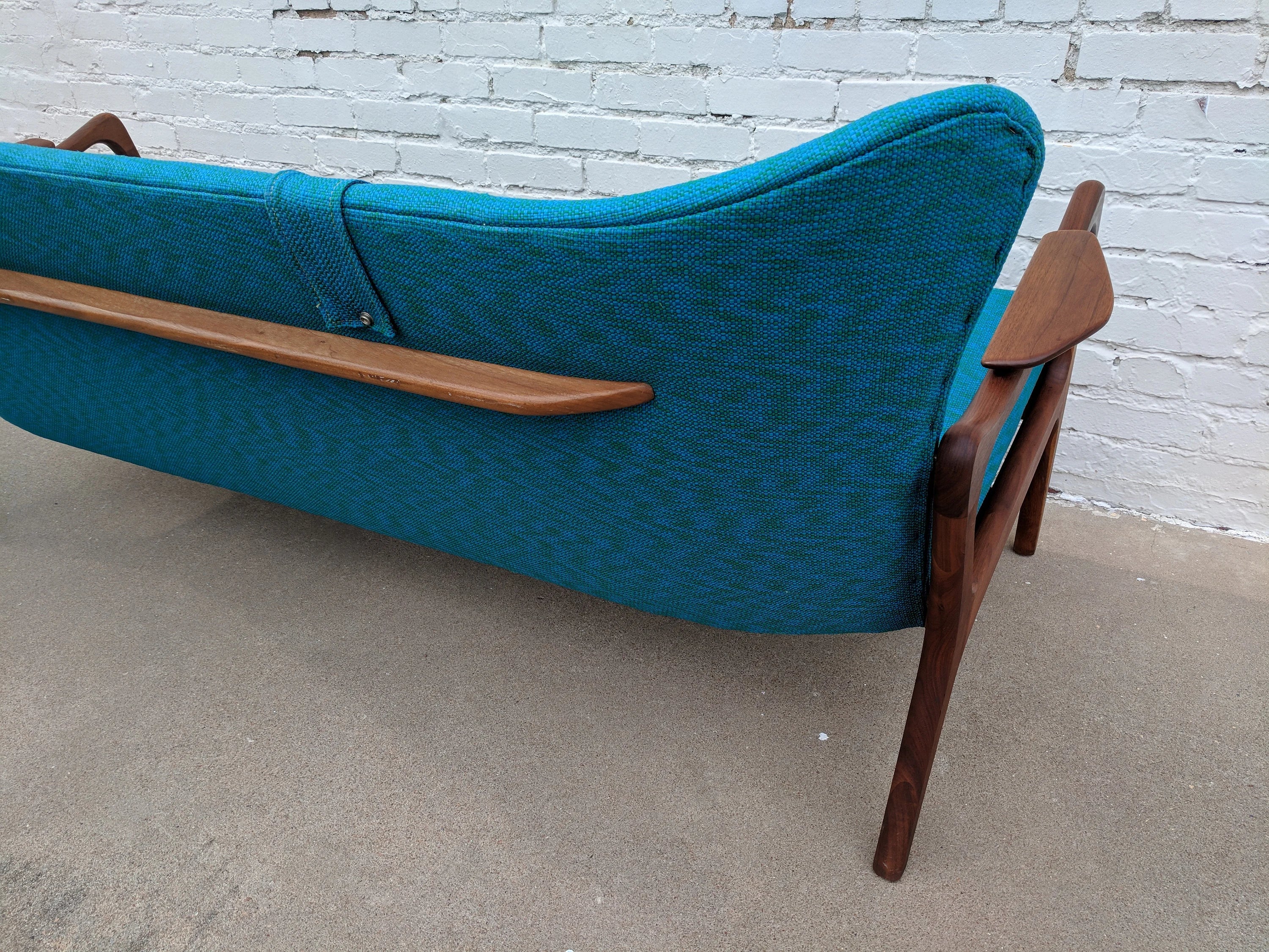Mid Century Modern Adrian Pearsall Sculptura Sofa Loveseat