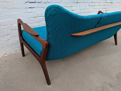 Mid Century Modern Adrian Pearsall Sculptura Sofa Loveseat