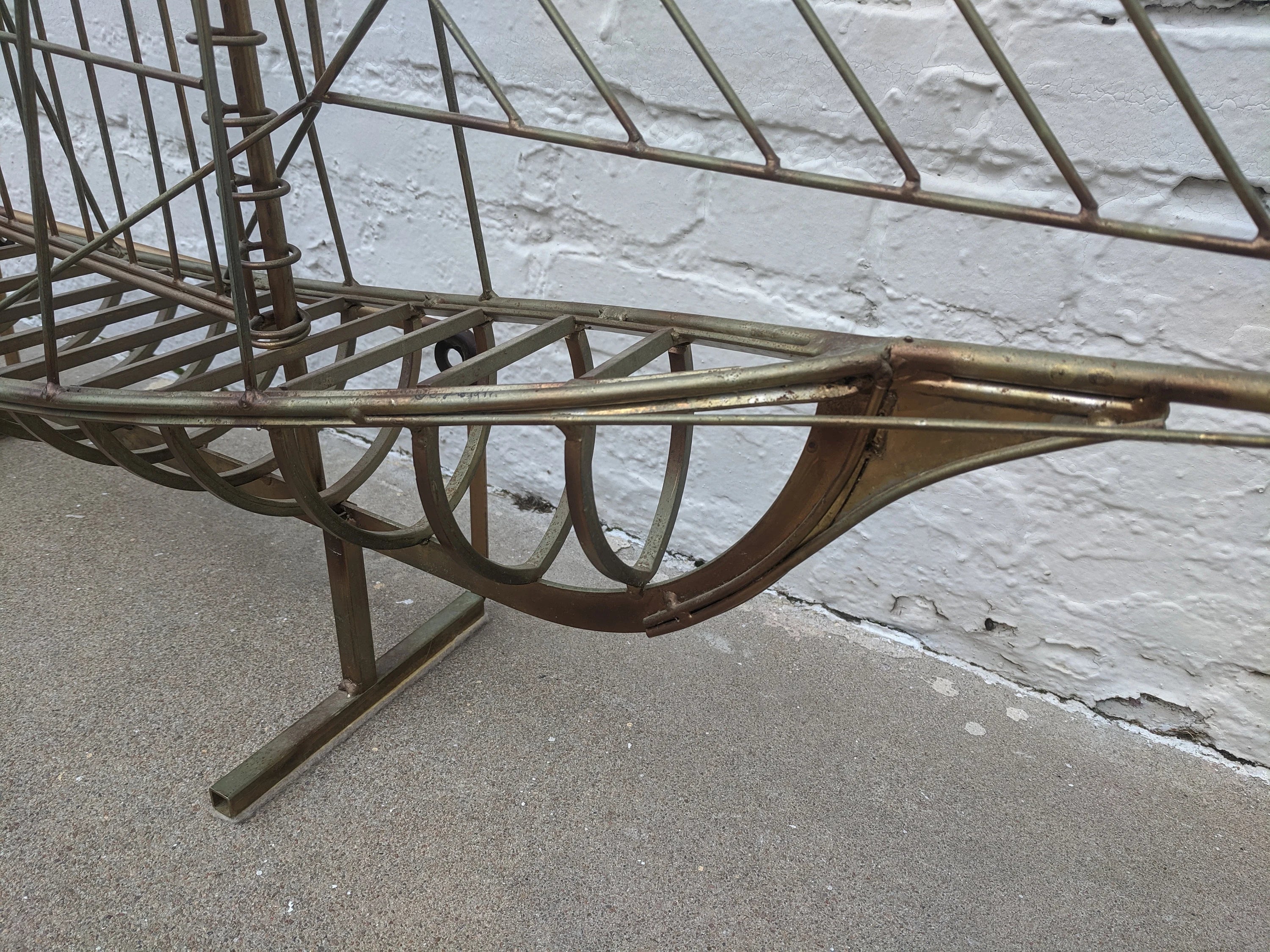 Mid Century Modern C Jere Large Ship