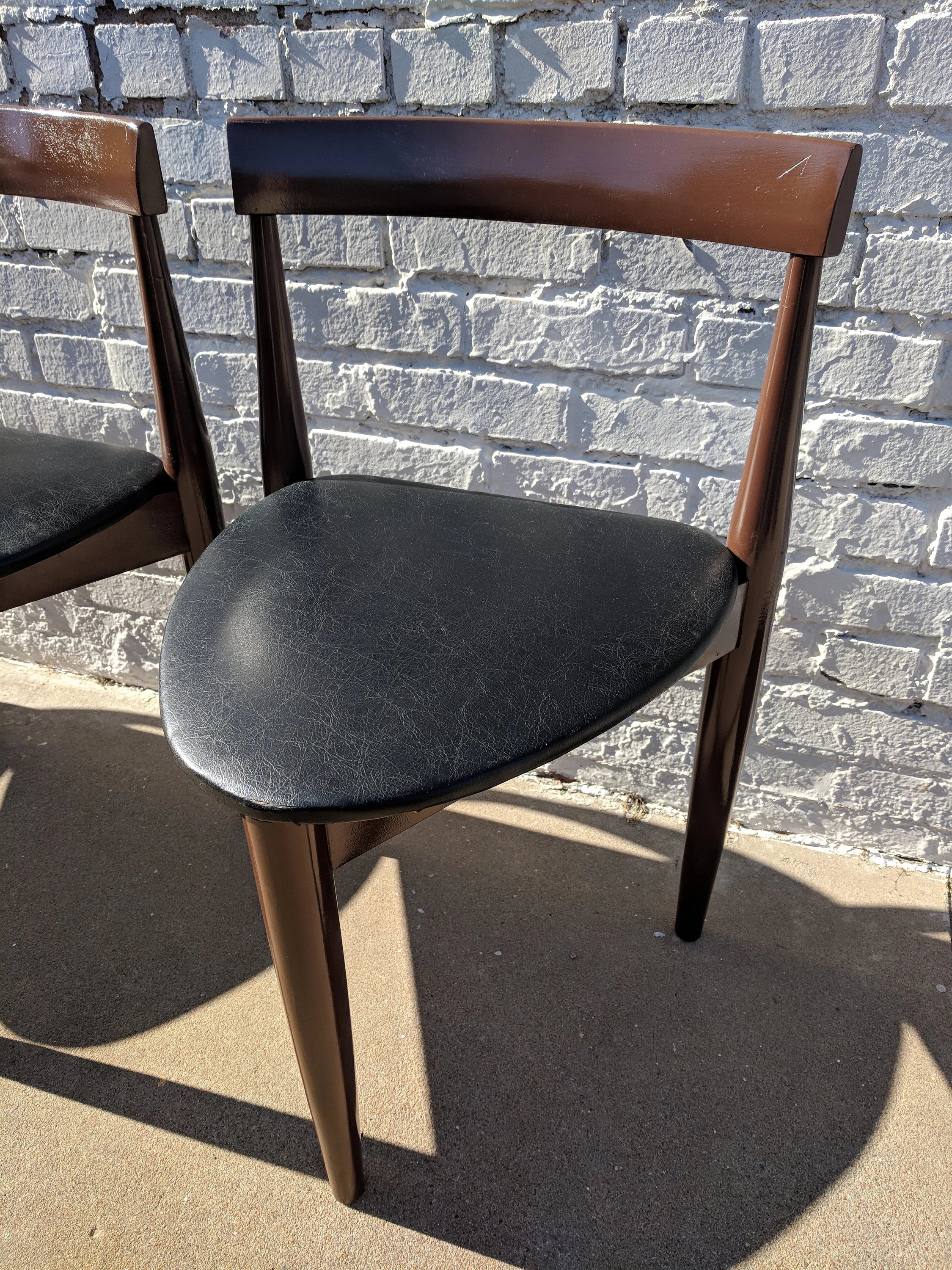 Mid Century Modern Diamond Dining Chairs
