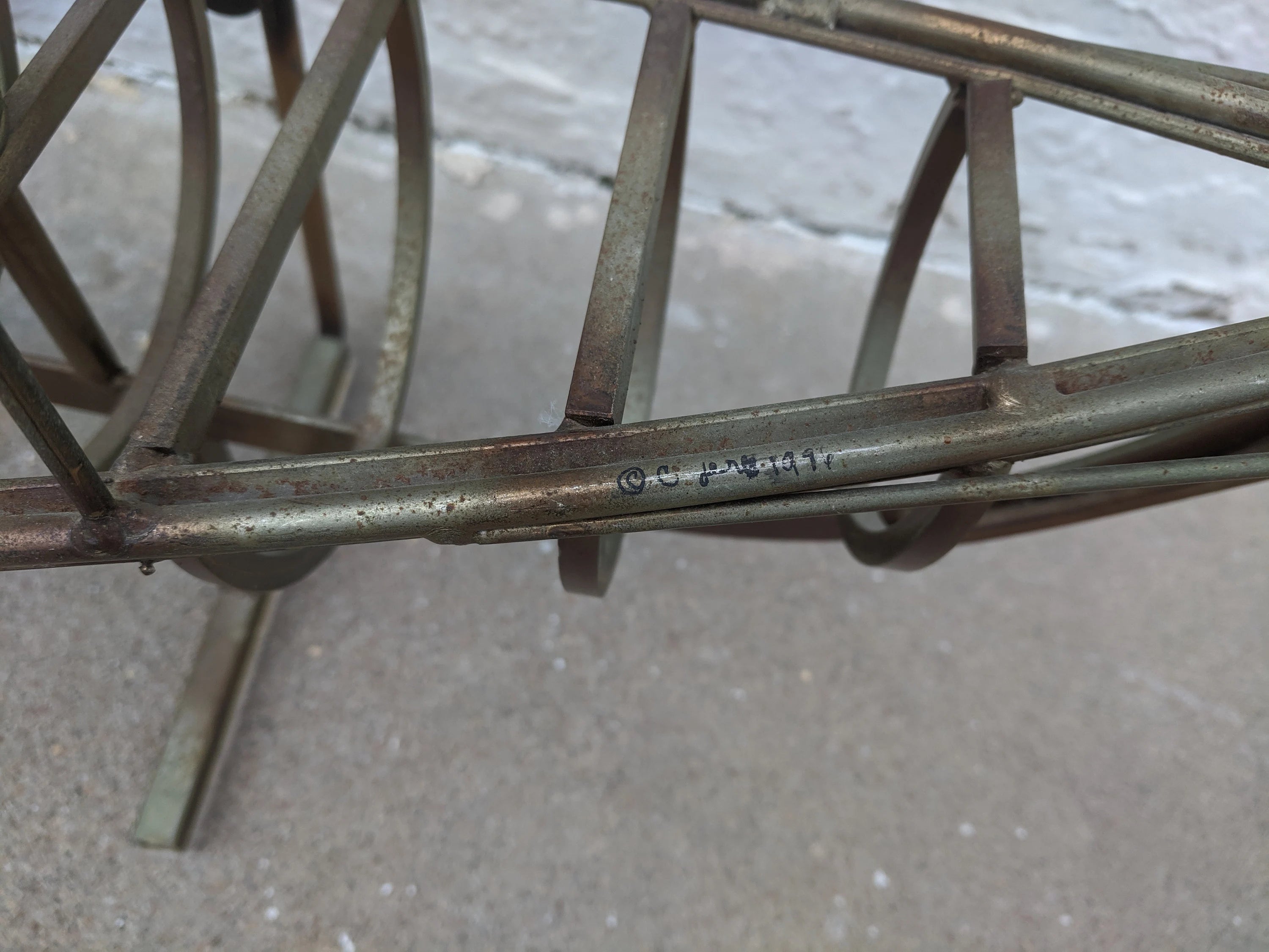 Mid Century Modern C Jere Large Ship