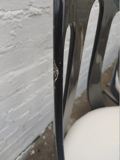 Mid Century Modern Lucite and Chrome Dining Chairs