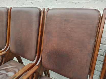 American Studio Craft Wendell Castle Inspired Chairs Set of Four