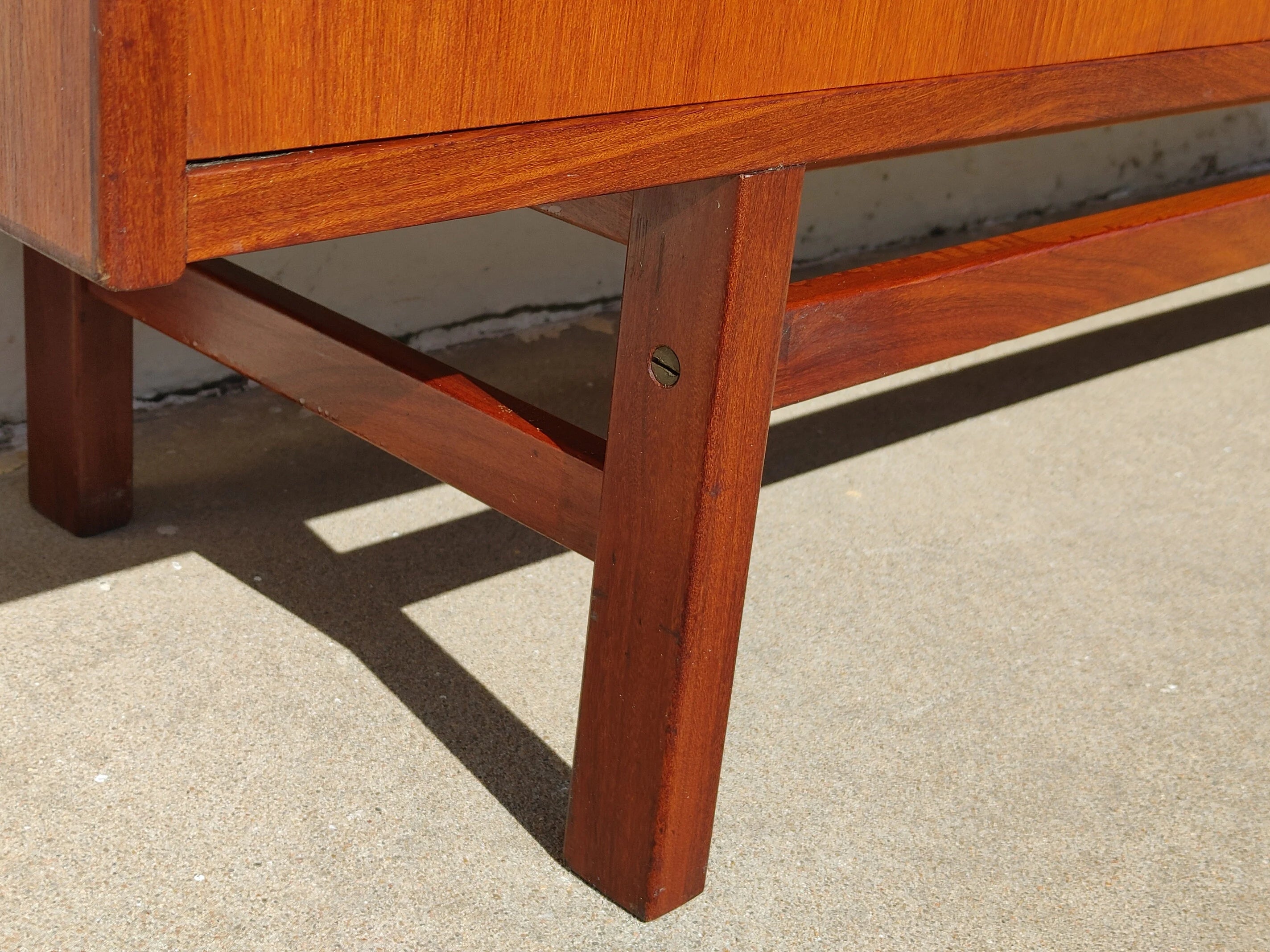 Mid Century Modern Danish Inspired Teak Cabinet