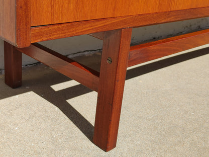 Mid Century Modern Danish Inspired Teak Cabinet