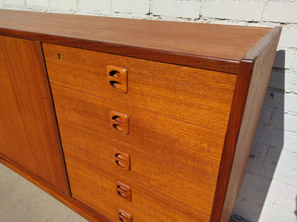 Mid Century Modern Danish Inspired Teak Cabinet