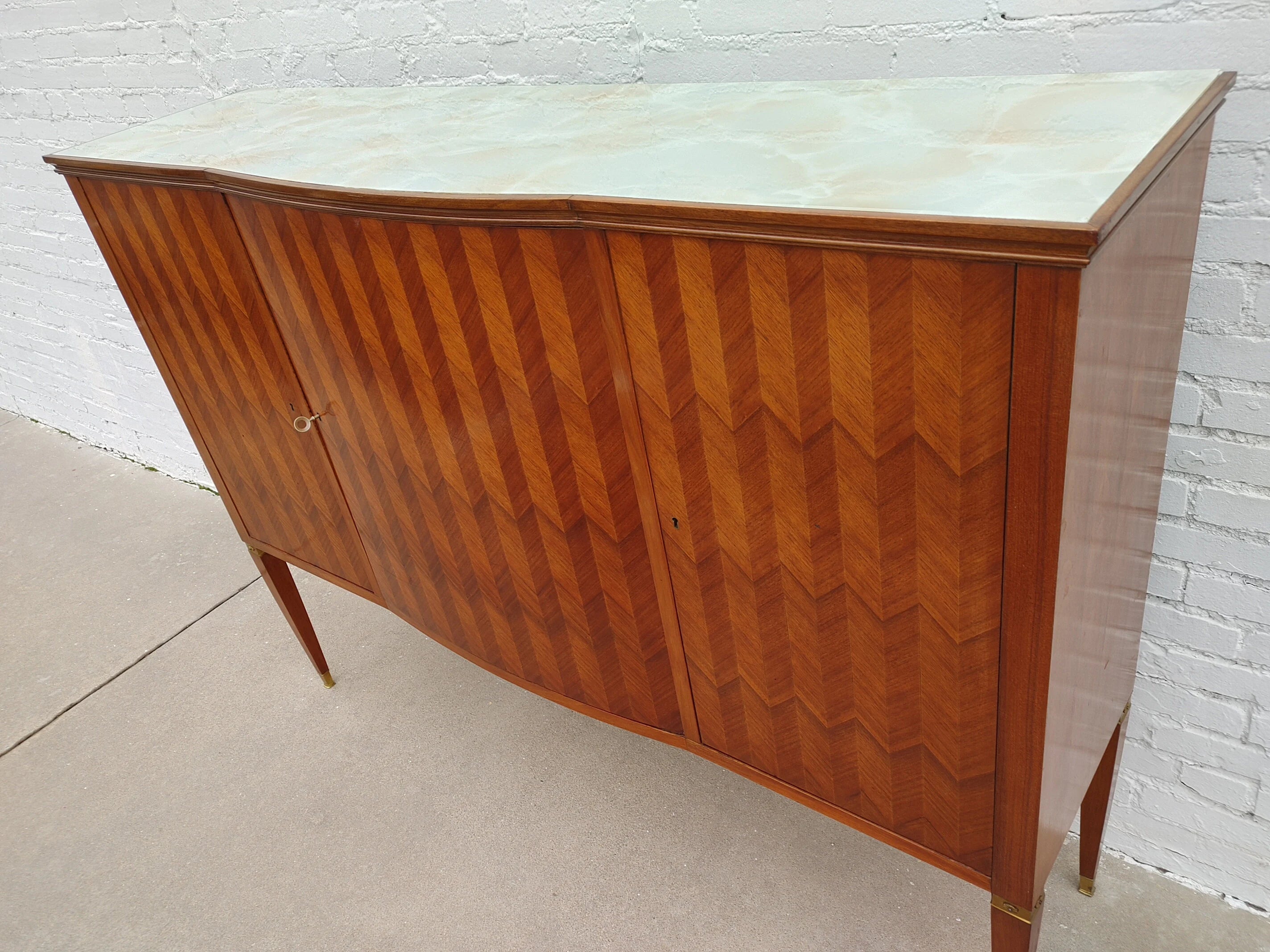Mid Century Modern Italian Sideboard Attributed to Paolo Buffa