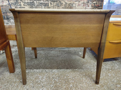 Mid Century Modern Drexel Profile Marble Top Cabinet
