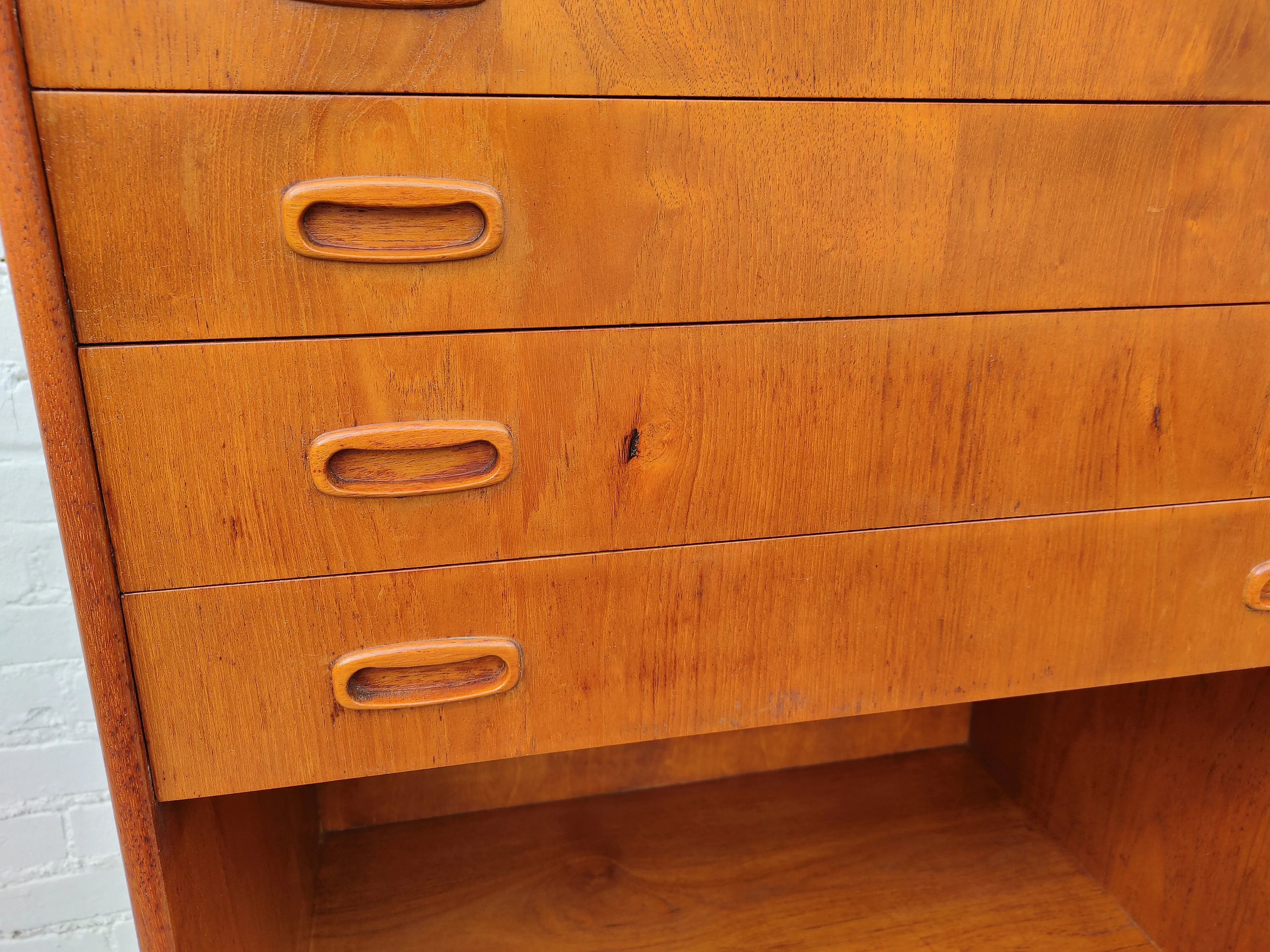 Mid Century Modern Danish Inspired Teak Cabinet